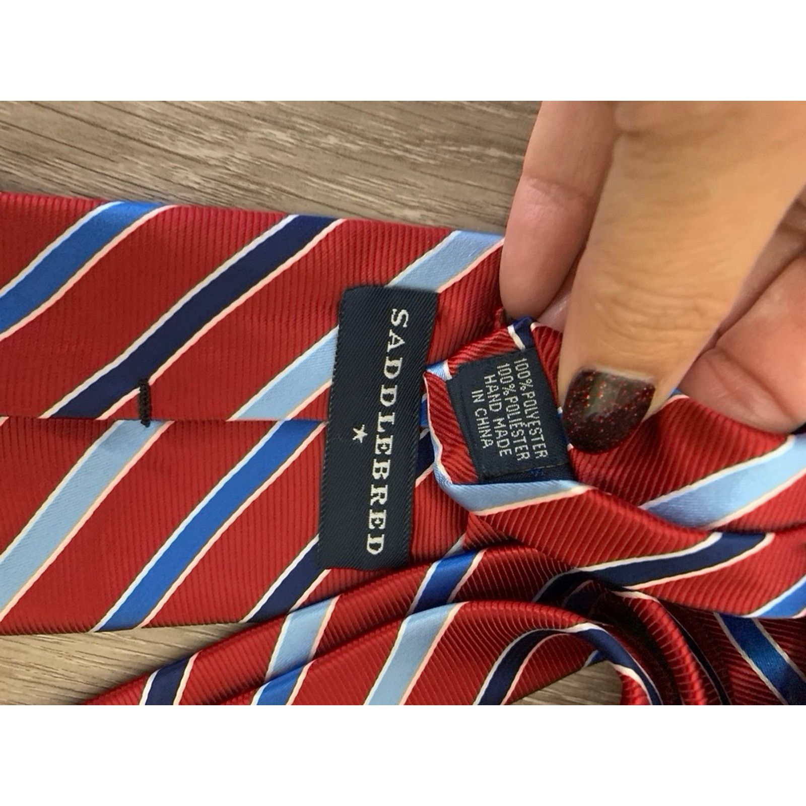 Saddlebred Saddlebred Men's Designer Striped Tie Set Multicolor 5 Piece Size ONE SIZE - 8 Thumbnail