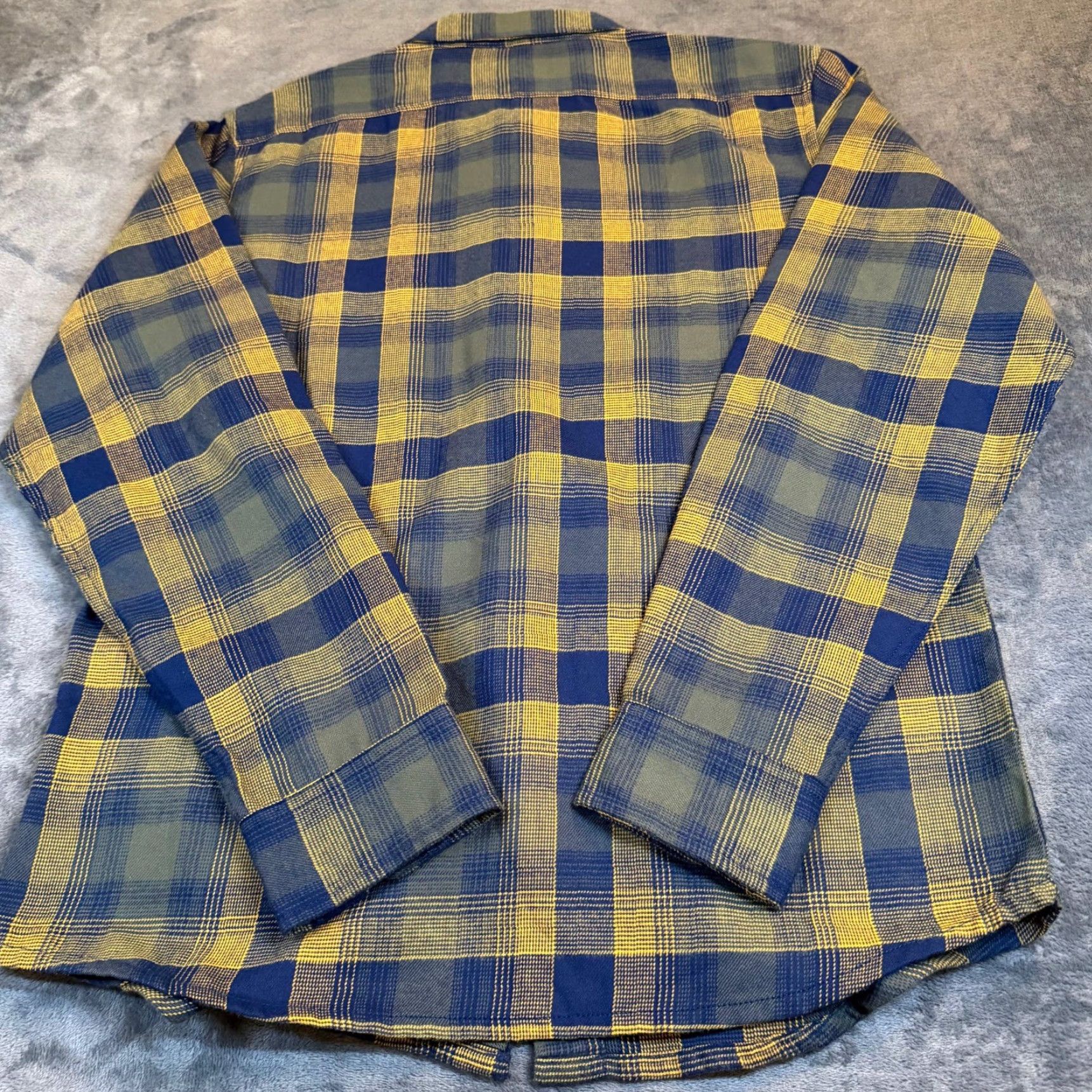 Marmot Marmot Fairfax Novelty Lightweight Flannel Shirt Mens M Navy Yellow Plaid Casual Outdoors Size US M / EU 48-50 / 2 - 6 Thumbnail