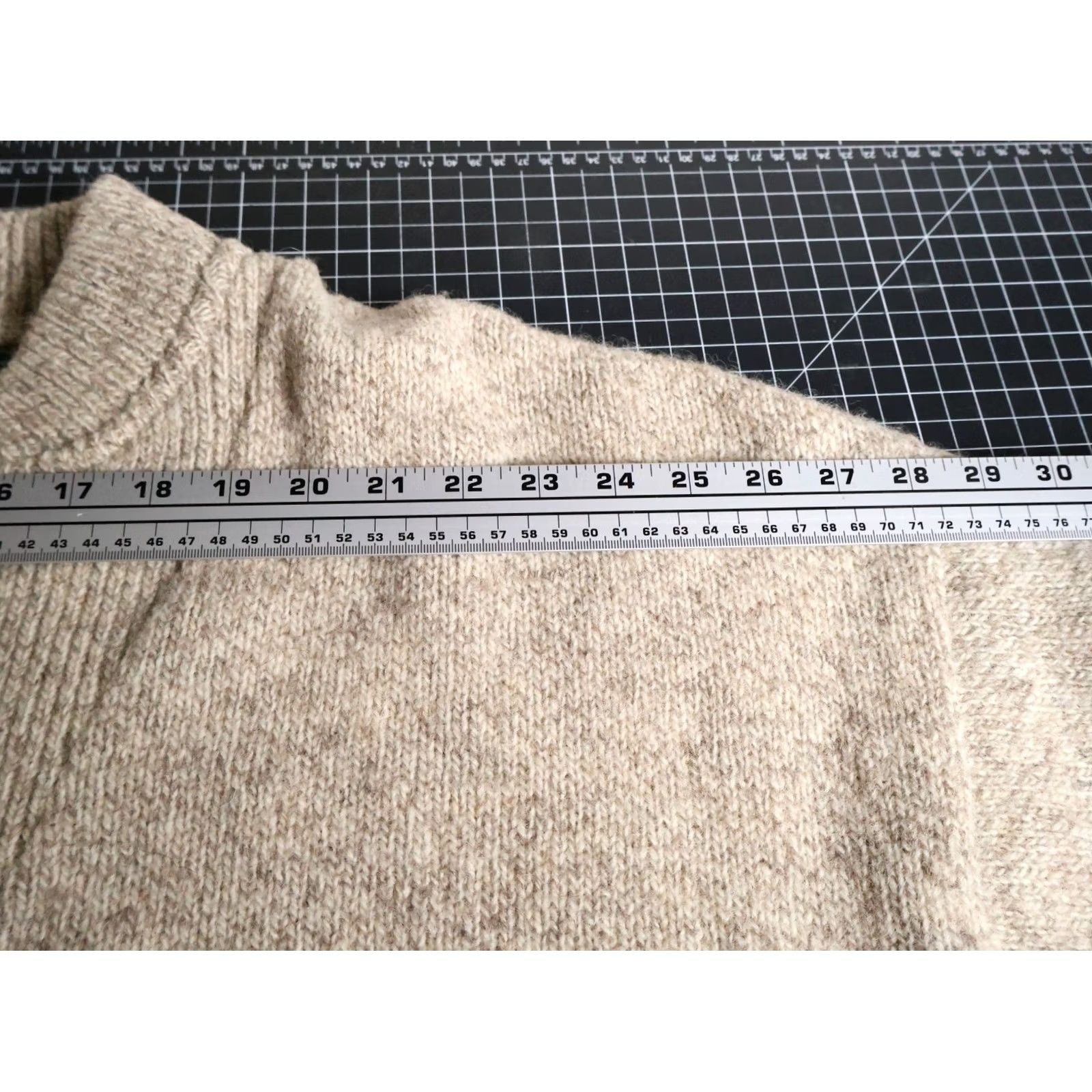 Vintage VINTAGE Gander Mountain Wool Sweater Pullover 1/4 Zip Big & Tall 2X Beige Men's Knit USA Made 90s Preppy Heavyweight Size US XXL / EU 58 / 5 - 7 Thumbnail