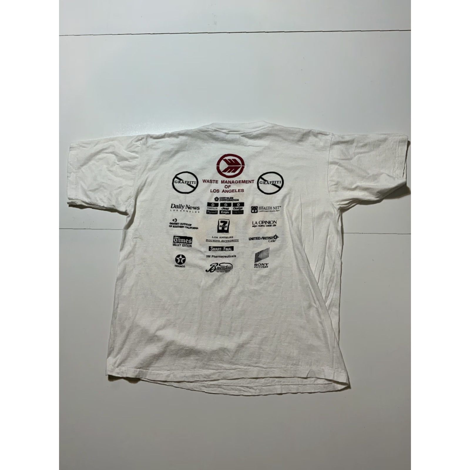 Vintage VINTAGE 1994 LAPD Operation Sparkle T-Shirt XL White Single Stitch Short Sleeve Mens Women? Size US XL / EU 56 / 4 - 3 Thumbnail