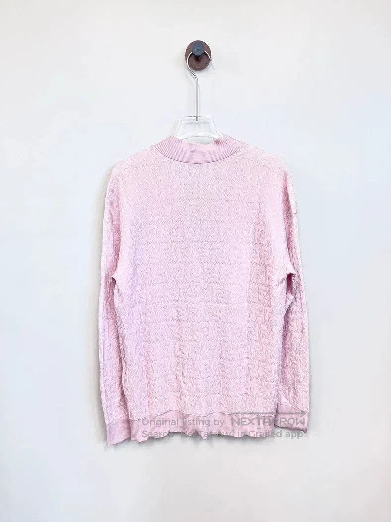 Fendi Fendi Pink Monogram Cardigan Coat. Size US XS / EU 42 / 0 - 2 Thumbnail