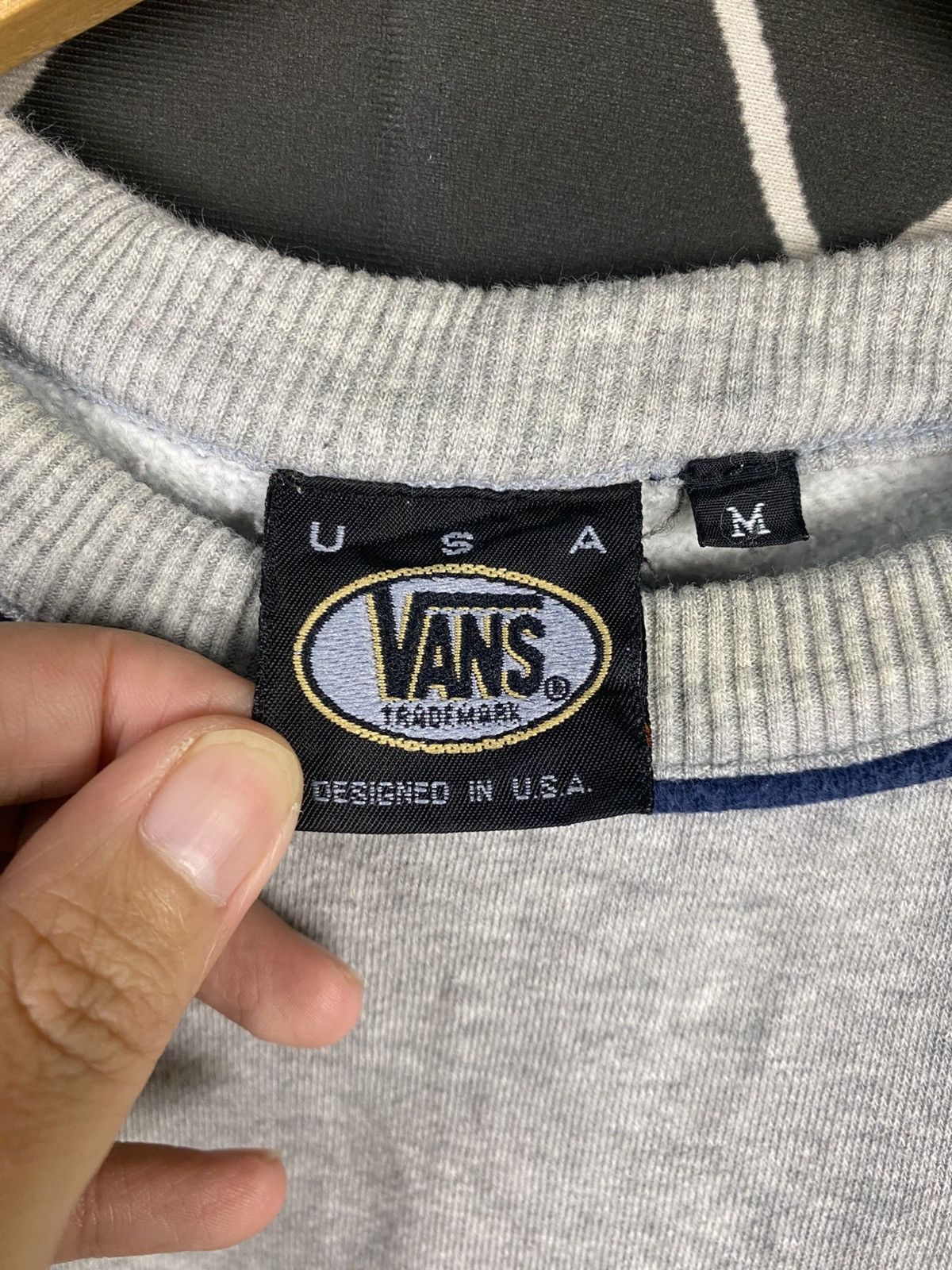 Vans Vintage Vans Spellout Sweatshirt Size US L / EU 52-54 / 3 - 4 Thumbnail