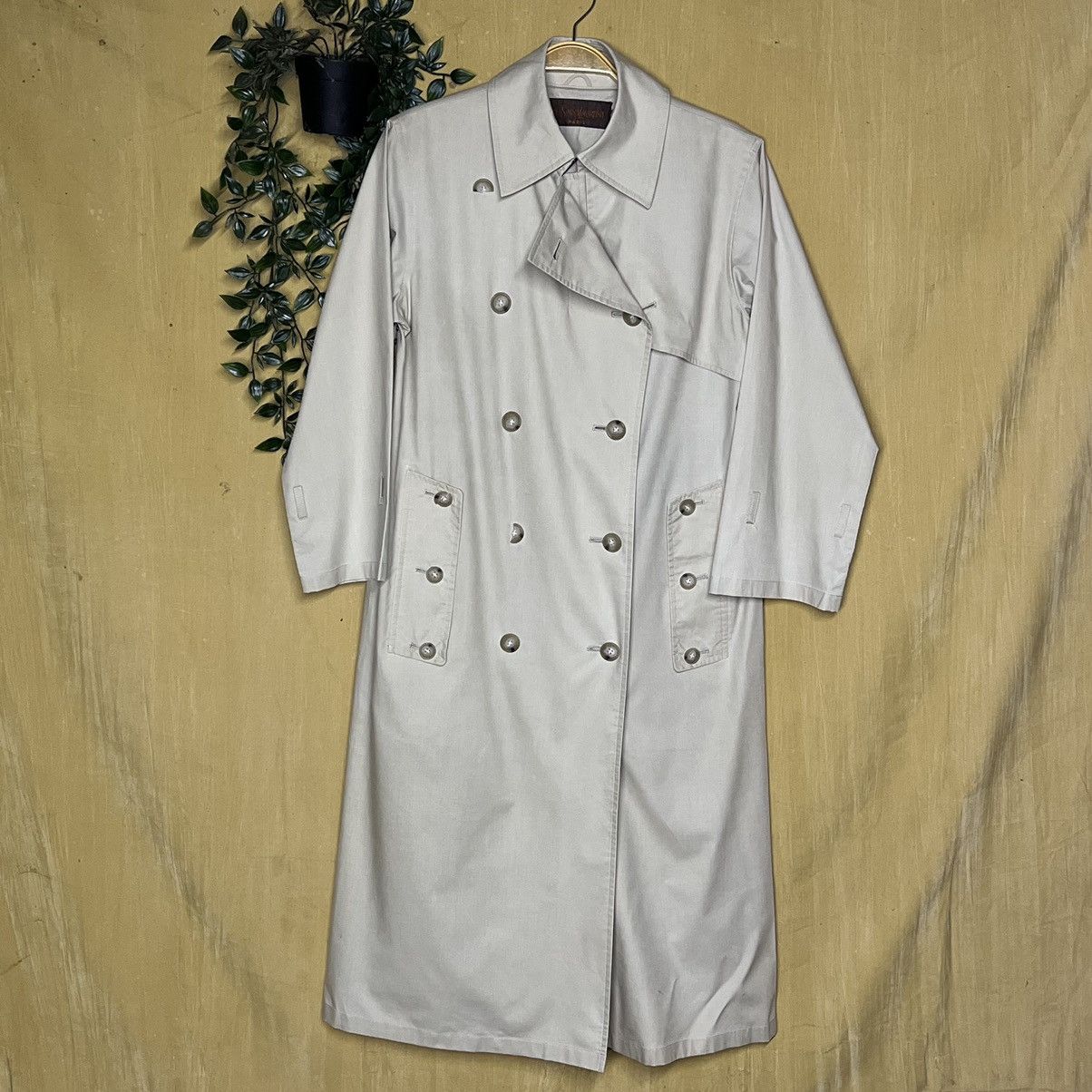 Yves Saint Laurent A5 Vintage Yves Saints Laurent trench coat Size US S / EU 44-46 / 1 - 1 Thumbnail