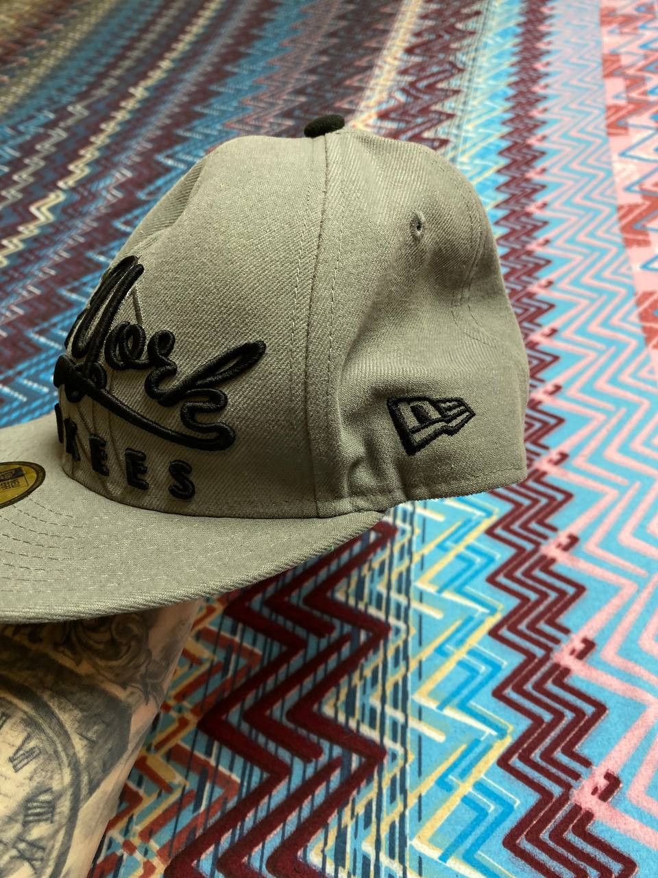 New Era Hats big logo Vintage New Era Cap Y2K streetwear Size ONE SIZE - 8 Thumbnail