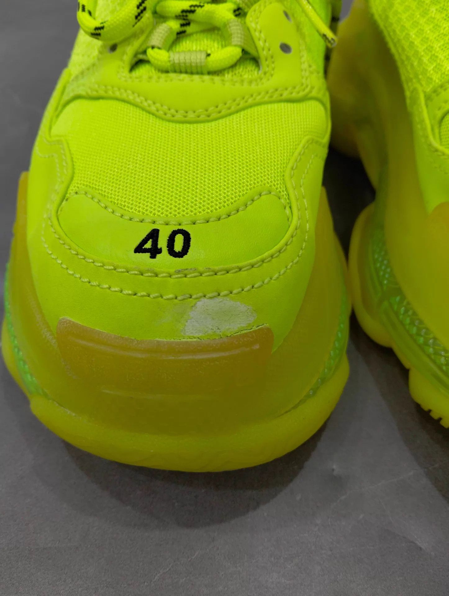 Balenciaga Balenciaga Triple S Green Dad Sneakers 40 Size US 10 / IT 40 - 9 Thumbnail