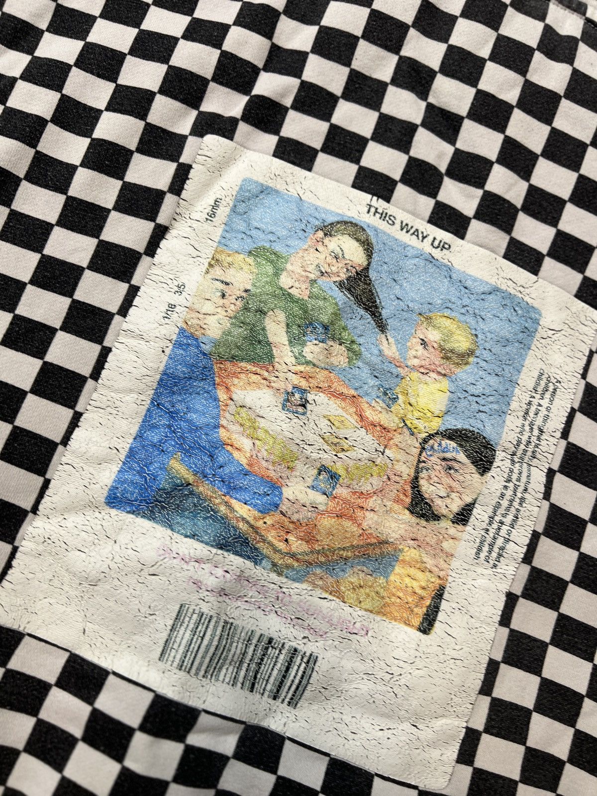 Vintage Childish Checkered Vintage Skate Hoodie Y2K Size US XL / EU 56 / 4 - 7 Thumbnail
