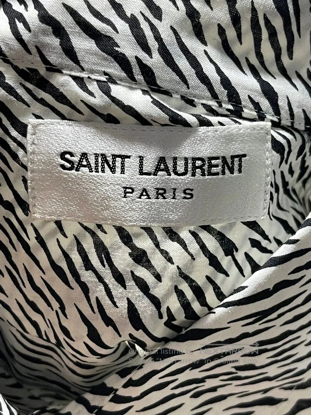 Yves Saint Laurent saint laurent tiger print long sleeve shirt. Size US M / EU 48-50 / 2 - 4 Thumbnail