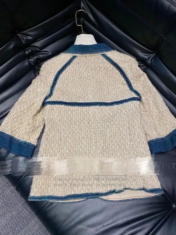 Chanel Chanel Beige Wool Embroidered Women's Jacket . Size M / US 6-8 / IT 42-44 - 4 Thumbnail