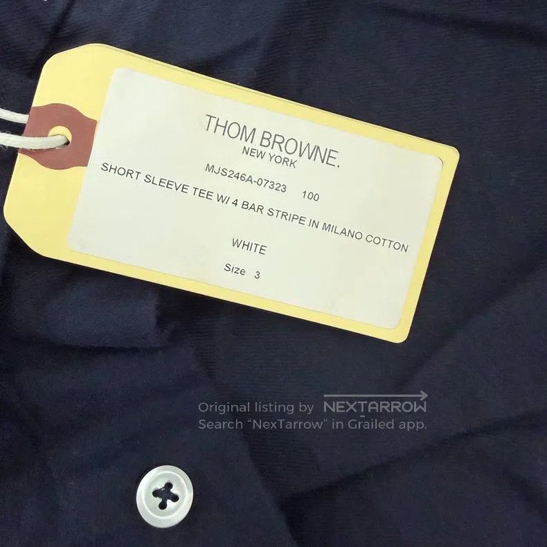 Thom Browne Thom Browne Black Striped Shirt Size US L / EU 52-54 / 3 - 4 Thumbnail