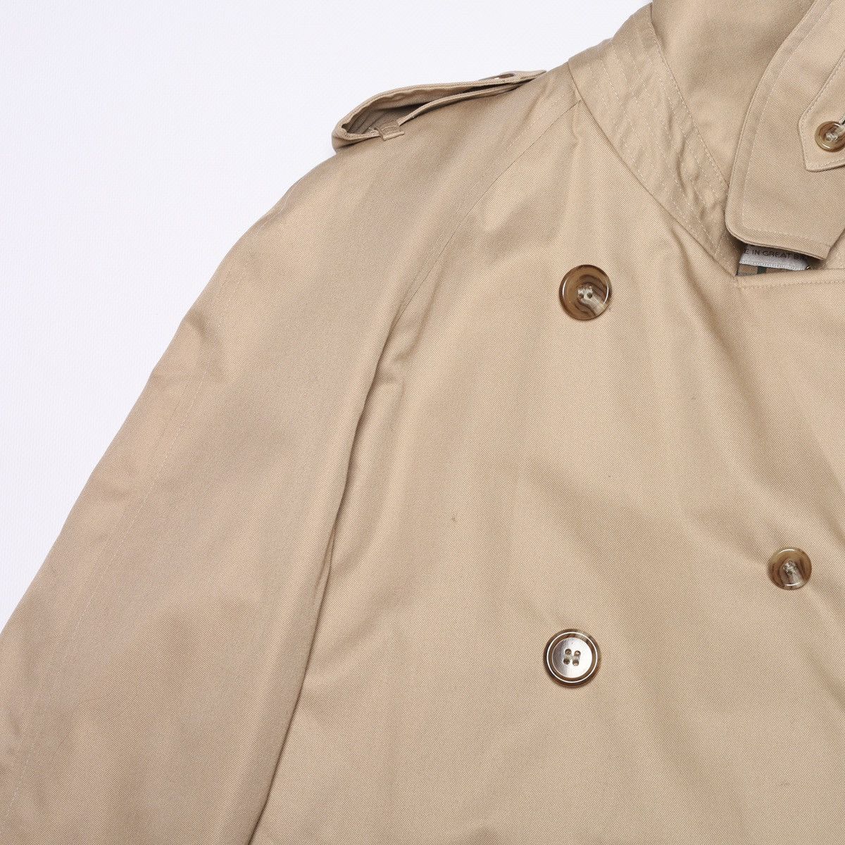 DAKS Daks London Double Breasted Trench Coat Beige Size M / US 6-8 / IT 42-44 - 5 Thumbnail