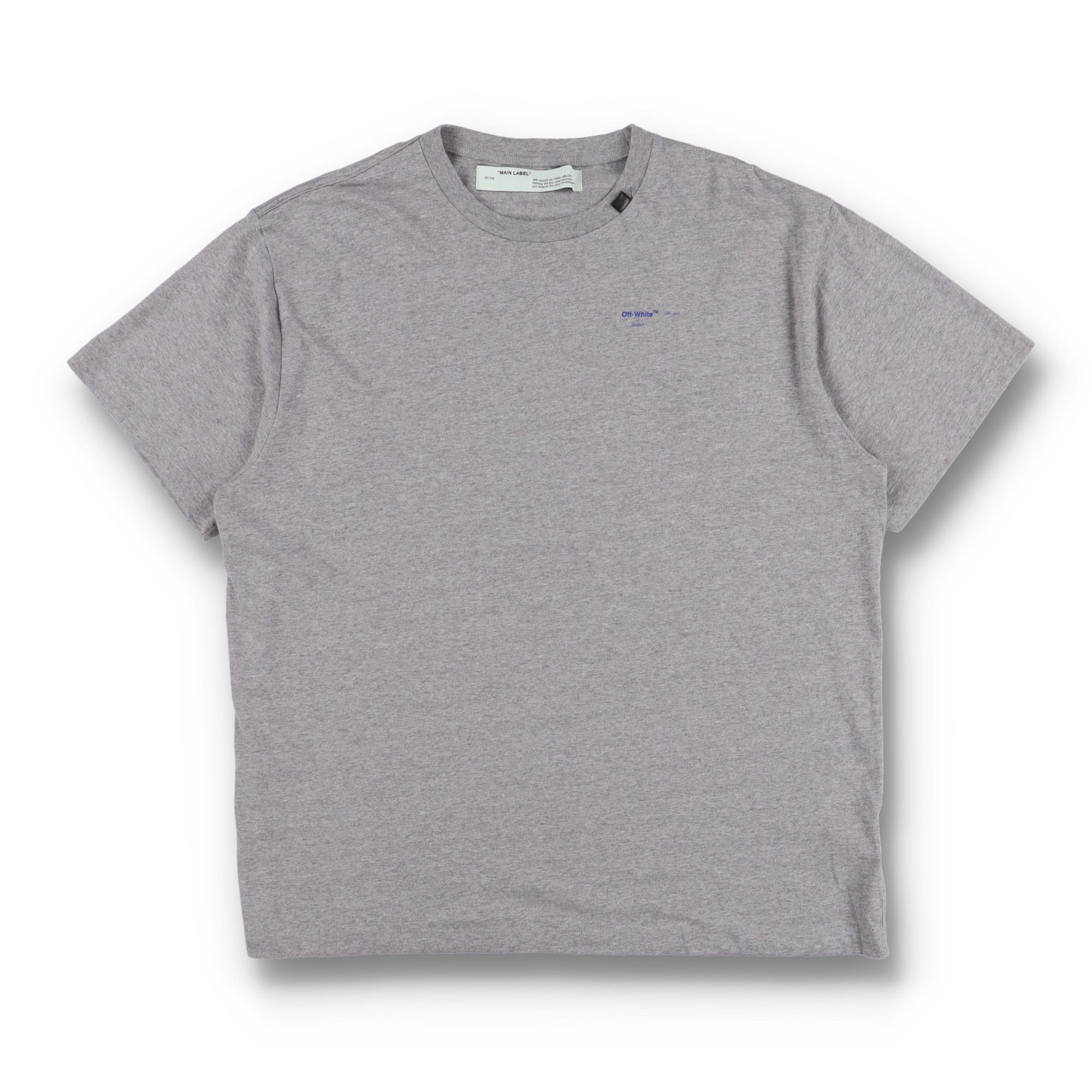 Off-White Grey Acrylic Arrows Logo Oversized T-Shirt Size US M / EU 48-50 / 2 - 7 Thumbnail