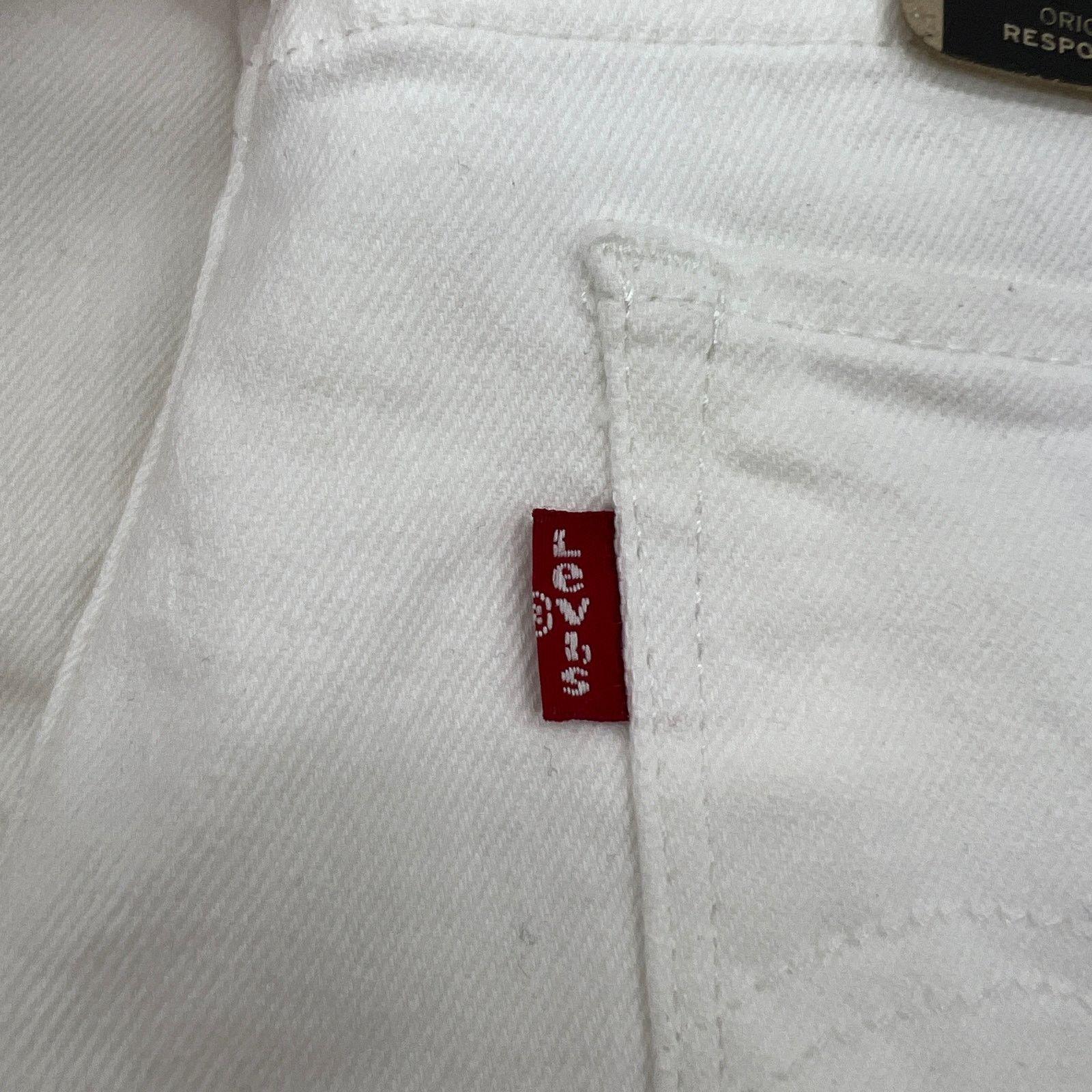 Levi's Levi's Women's Classic Straight Jeans White 16 Size 33" - 11 Thumbnail
