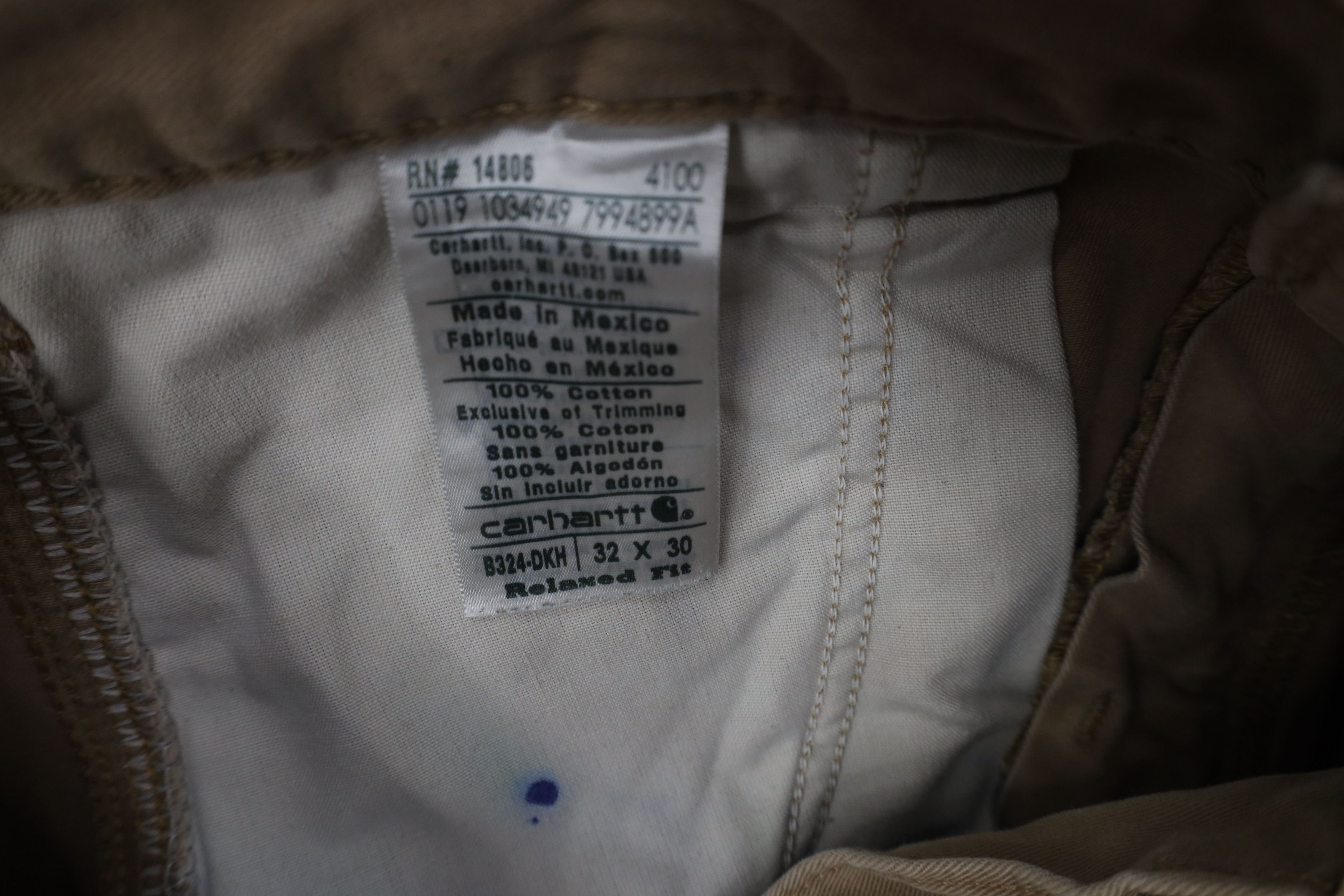 Carhartt Vintage Y2K Carhartt Relaxed Fit Wide Leg Dungaree Pants Size US 32 / EU 48 - 10 Thumbnail