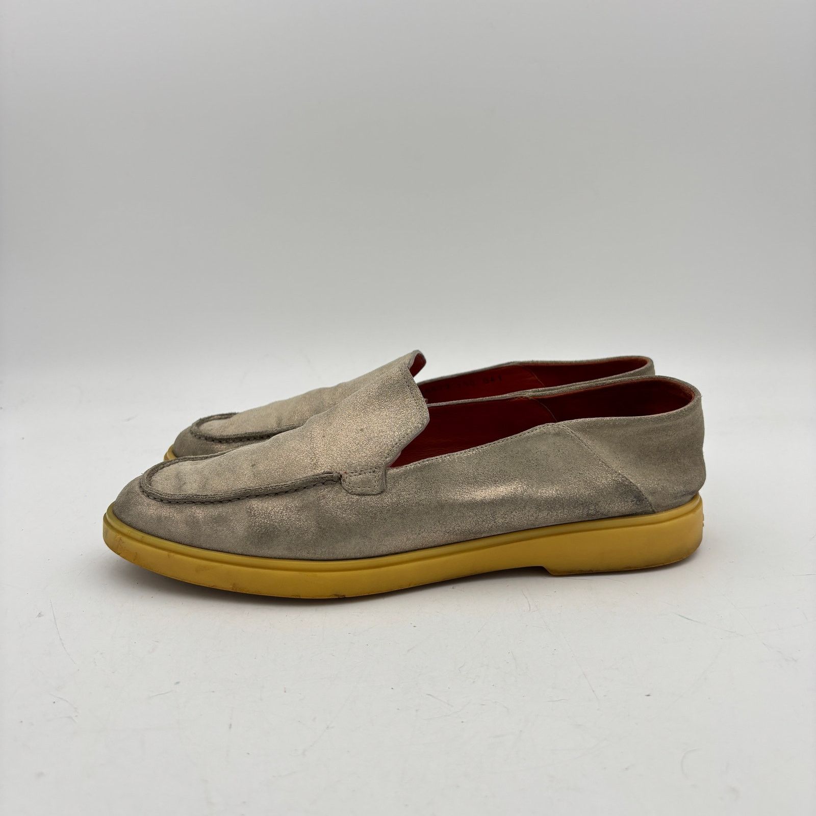 Santoni Santoni Botanist Loafers Shoes Metallic Silver Men's 41 US 8 Size US 8 / EU 41 - 5 Thumbnail