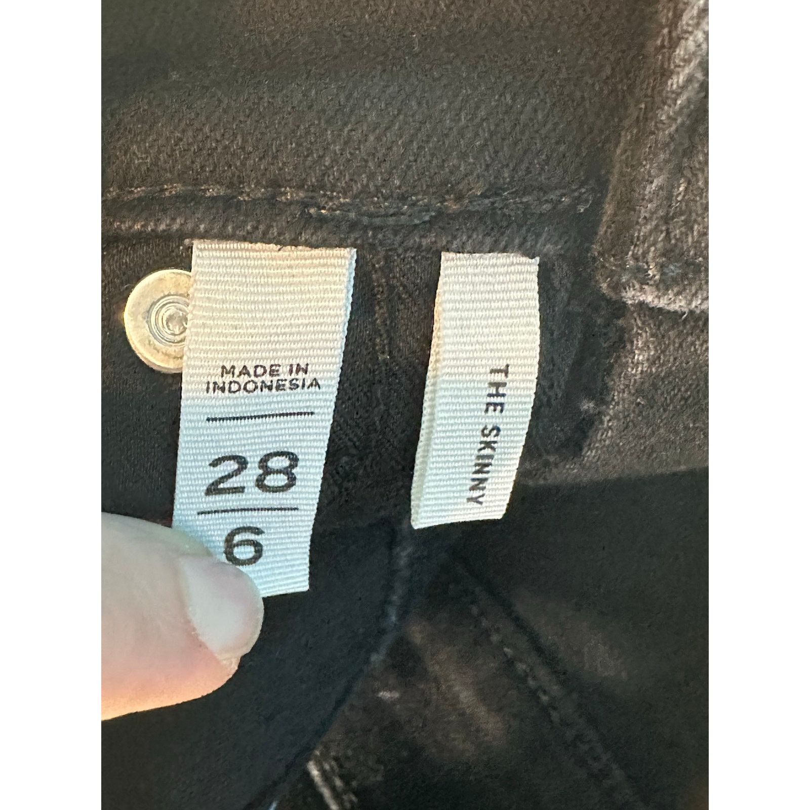 Loft Loft black skinny jeans size 6 Size 28" / US 6 / IT 42 - 4 Thumbnail