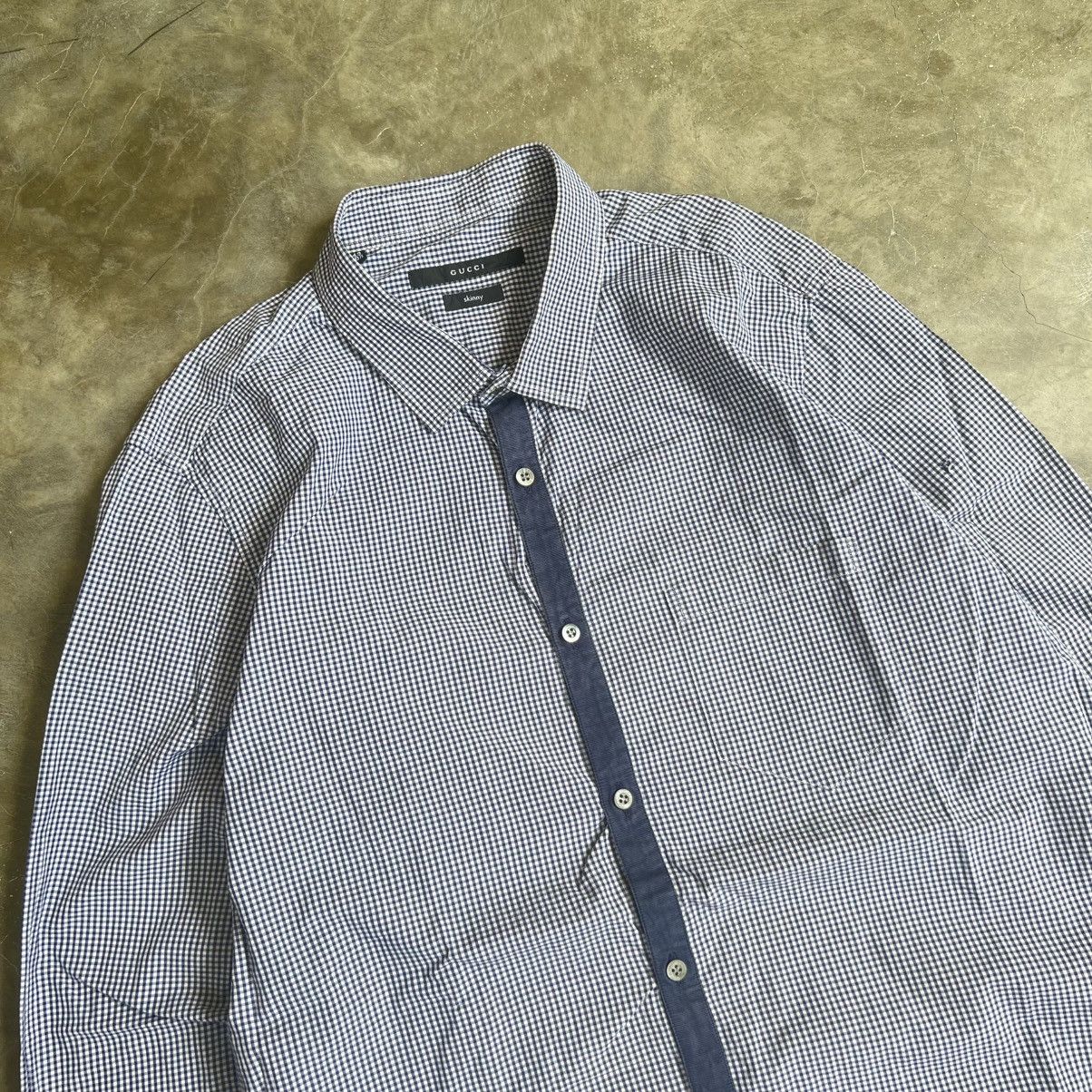 Gucci Gucci Gingham Long Sleeve Button up Shirt Size US M / EU 48-50 / 2 - 3 Thumbnail