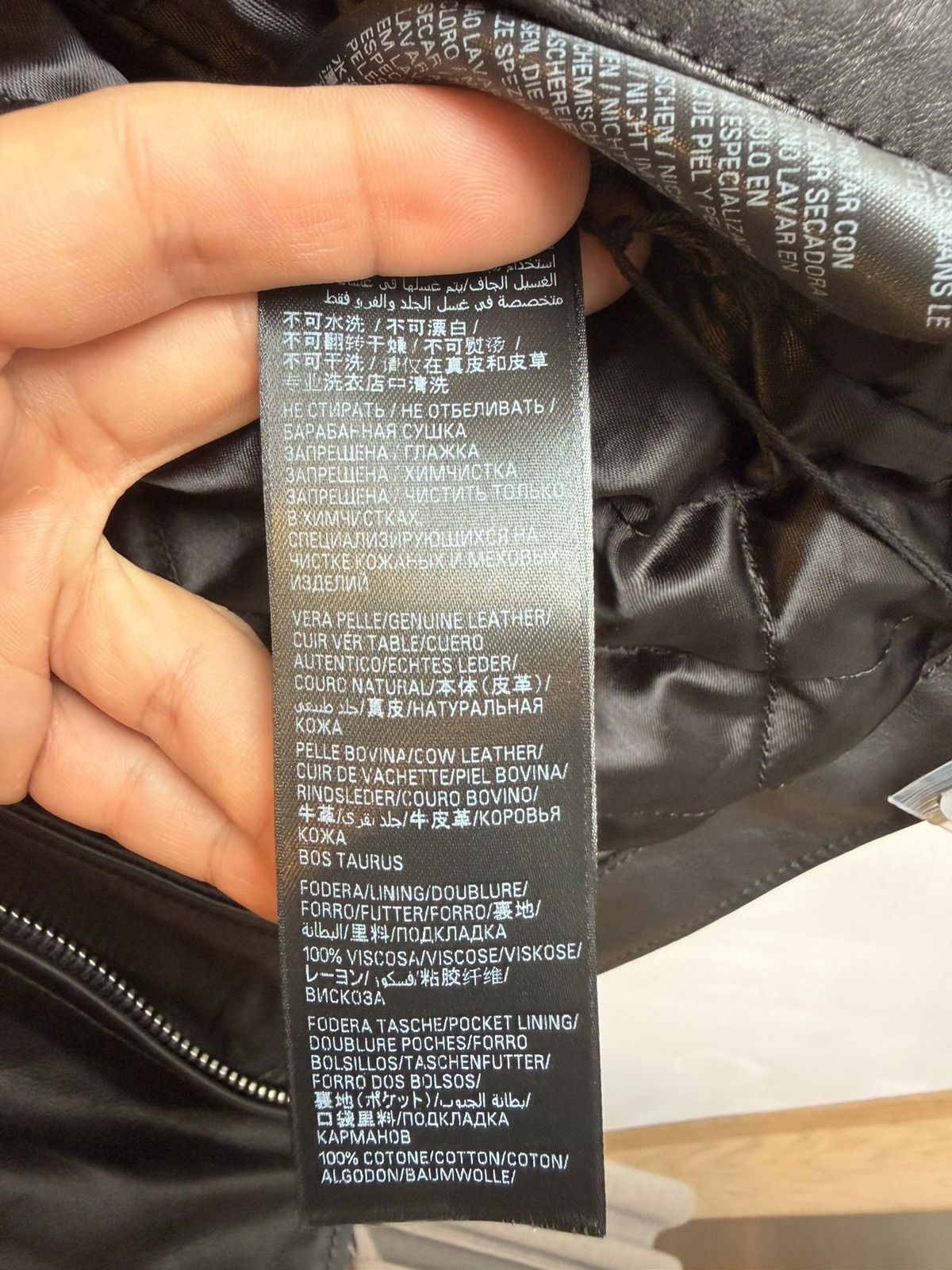 Balenciaga Balenciaga Moto Racer Jacket Black Leather w Stripes Sz 40 Size M / US 6-8 / IT 42-44 - 18 Thumbnail