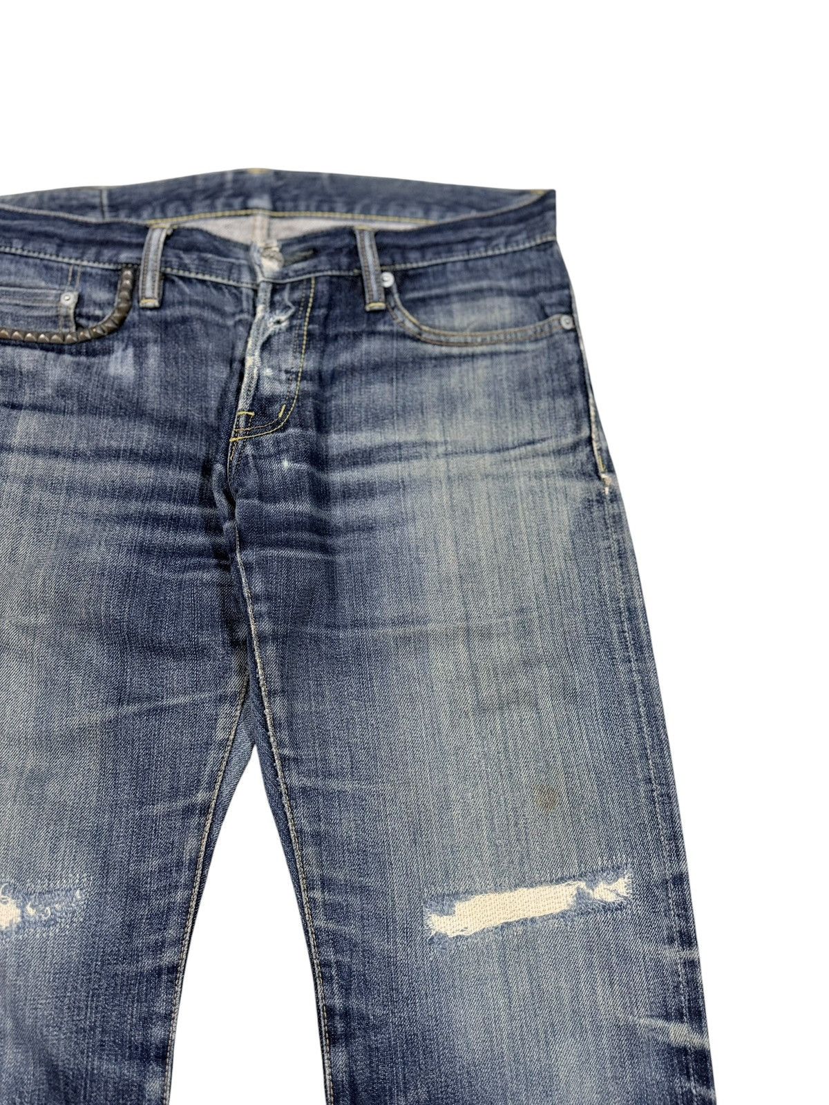 Hysteric Glamour Vtg💥Hysteric Glamour Stud Pocket Salvage Denim Jeans Size US 32 / EU 48 - 6 Thumbnail