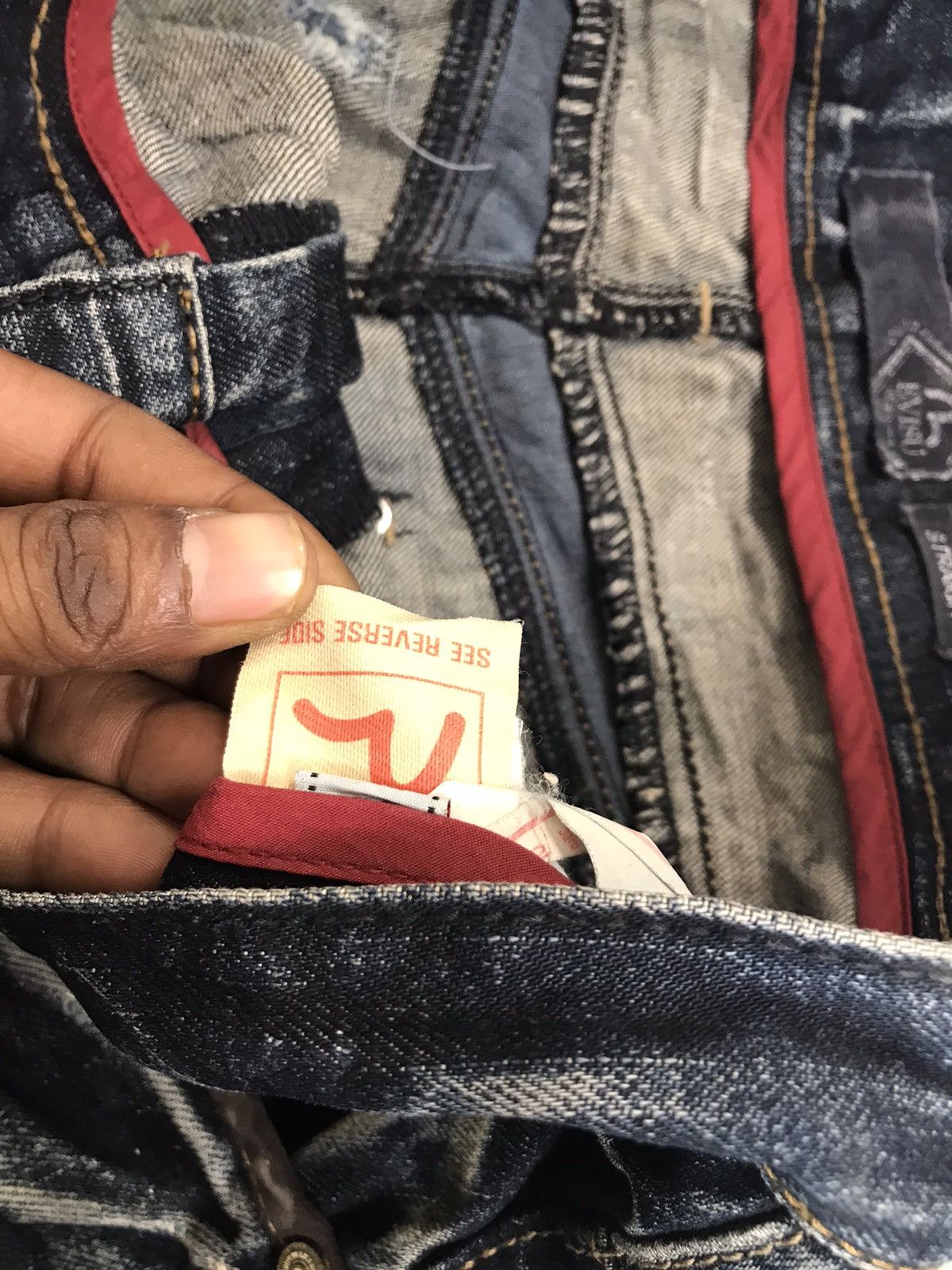 Japanese Brand Vintage Evisu inspired emboridered denim Size US 32 / EU 48 - 7 Thumbnail