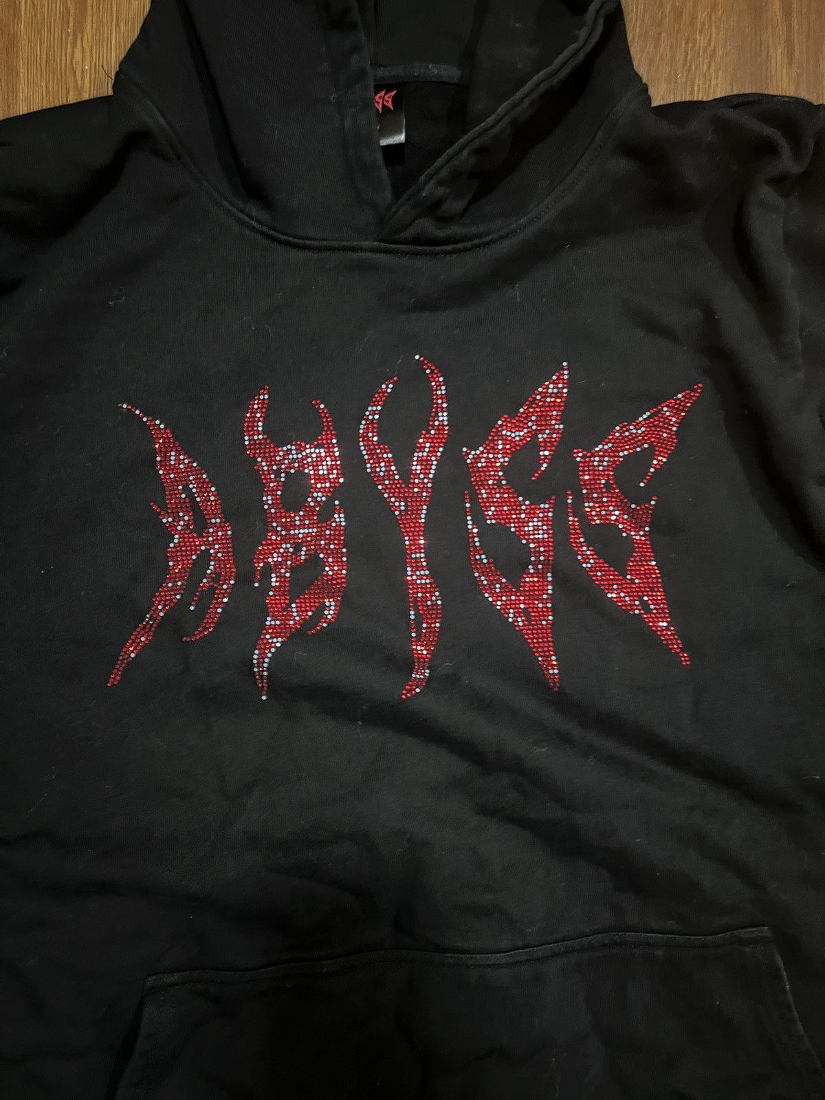 999 Club Abyss brand “Rhinestone Hoody” Size US XL / EU 56 / 4 - 7 Thumbnail
