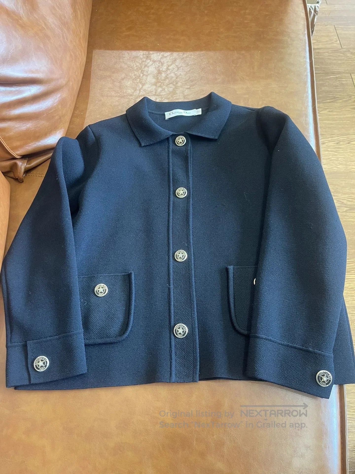 Dior Dior Black Knit Short Coat. Size S / US 4 / IT 40 - 1 Thumbnail