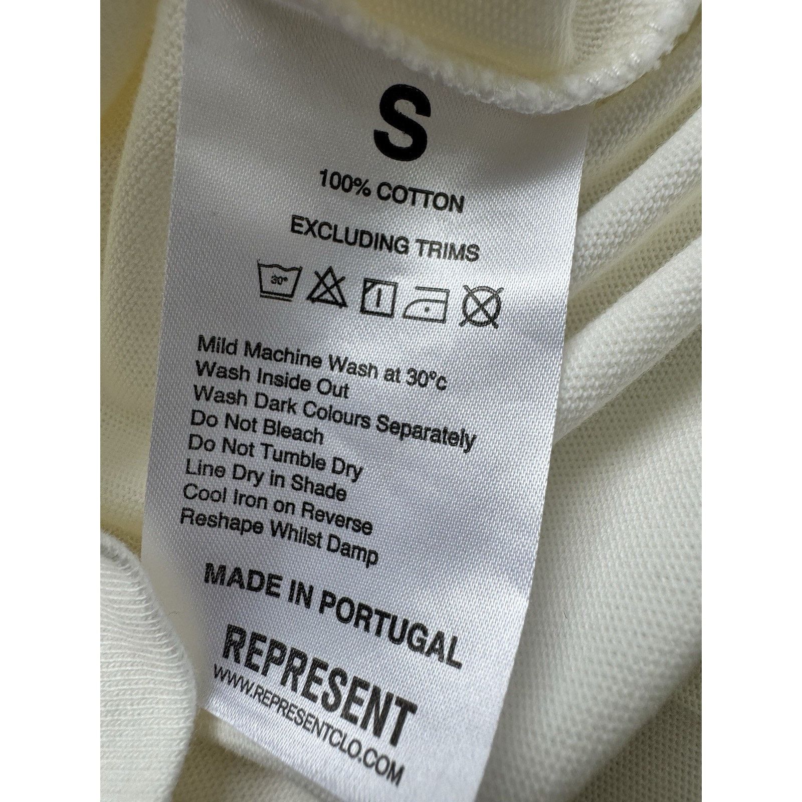 Represent Clo. Represent Flat White Blank T Shirt Oversized Small Size US S / EU 44-46 / 1 - 7 Thumbnail