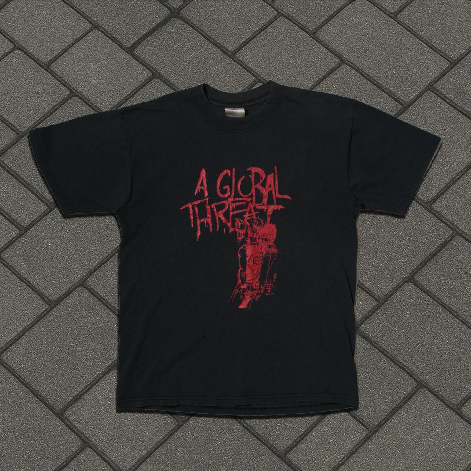 Vintage A Global Threat Graffiti Tee Size US M / EU 48-50 / 2 - 1 Thumbnail