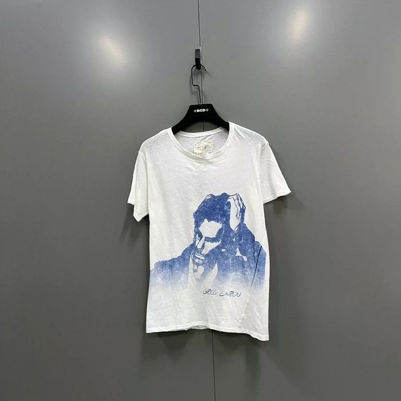 Greg Lauren greg lauren Graffiti figure round neck short sleeved shirt Size US M / EU 48-50 / 2 - 1 Thumbnail