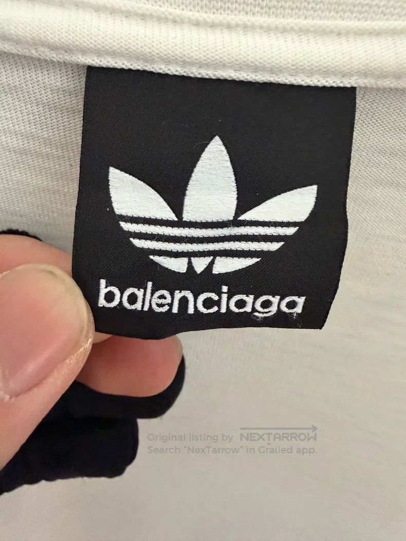 Balenciaga Balenciaga Adidas Collaboration Short Sleeve T-Shirt Size US M / EU 48-50 / 2 - 3 Thumbnail