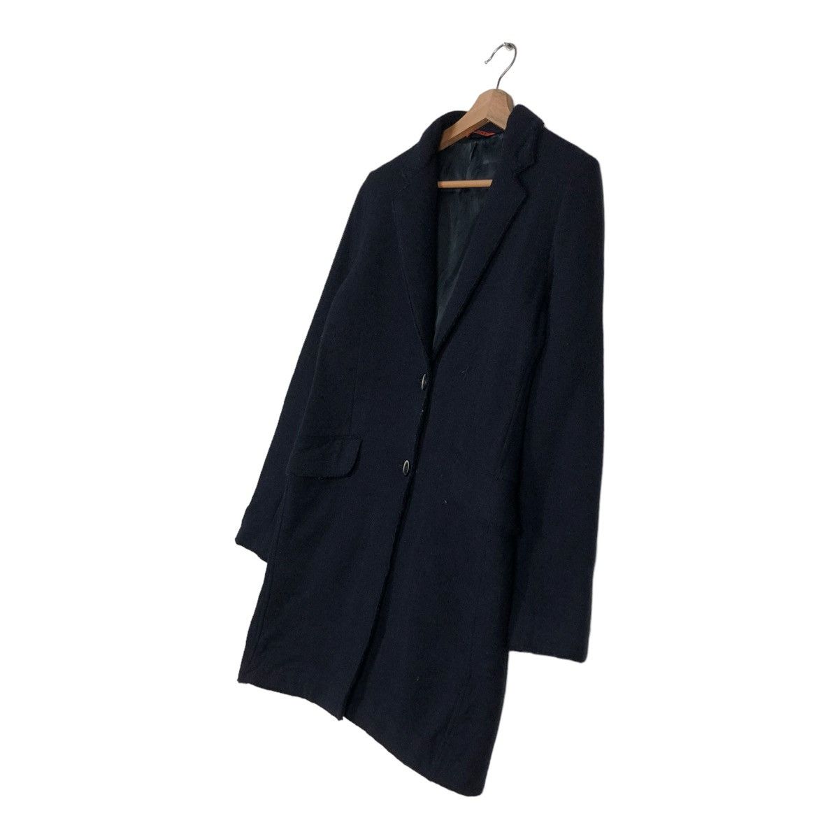 Barena 🔥RICH BLACK - WOOL LONG JACKET BARENA NEPENTHES CO LTD Size US S / EU 44-46 / 1 - 4 Thumbnail