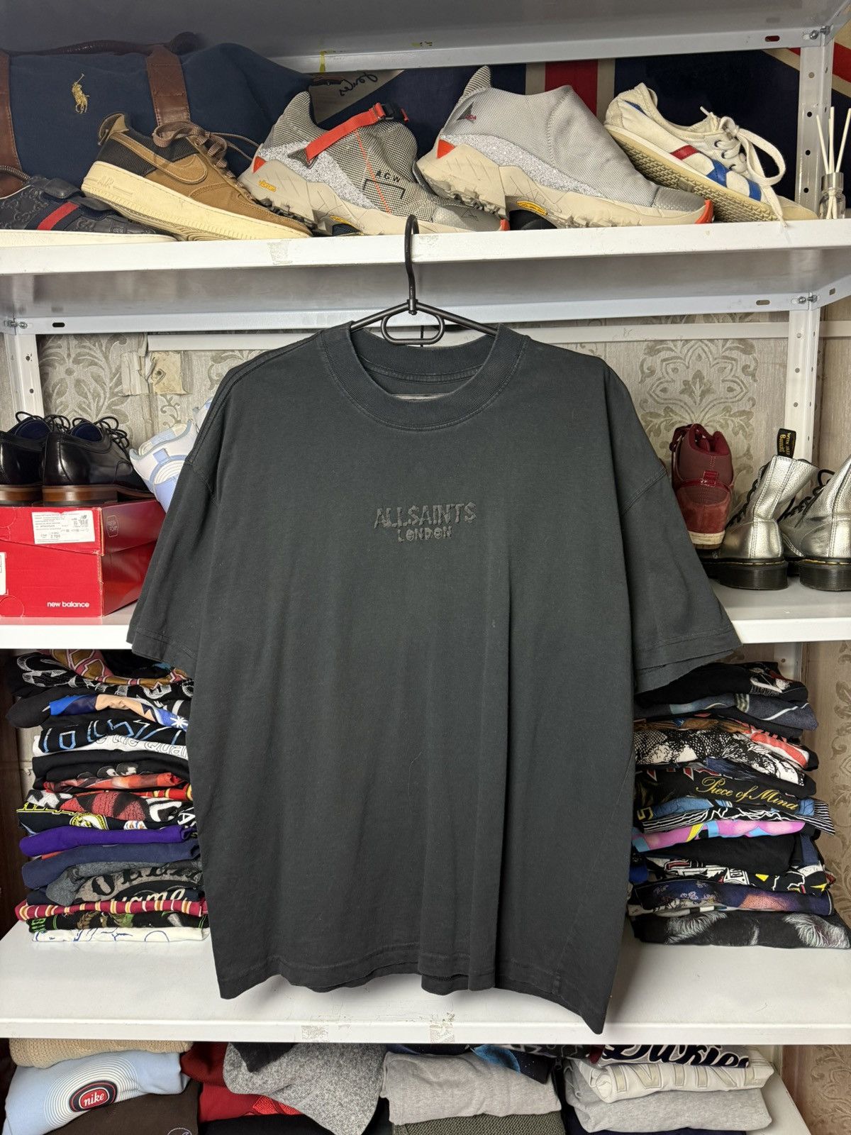 Allsaints Vintage Allsaints Center Logo T-Shirt Y2K Size US S / EU 44-46 / 1 - 1 Thumbnail