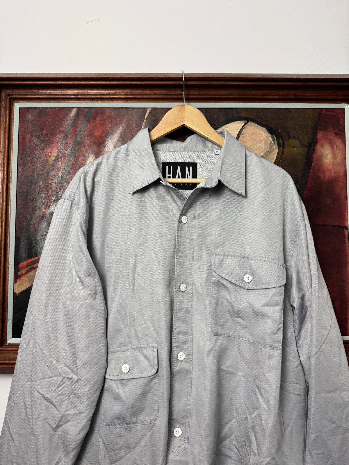 Han Kjobenhavn Han Kjobenhavn Overshirt Oversize Multipocket Button Up Rare Size US XL / EU 56 / 4 - 2 Thumbnail