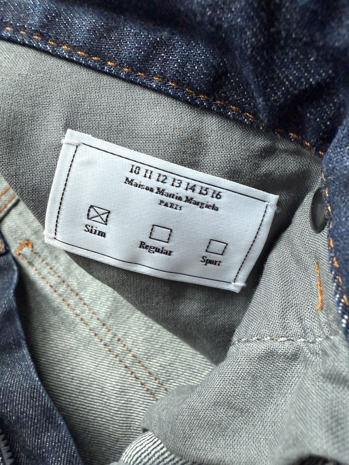 Maison Margiela Early Martin Margiela Line 14 Mens Blue Slim Denim Jeans Size US 31 - 21 Thumbnail