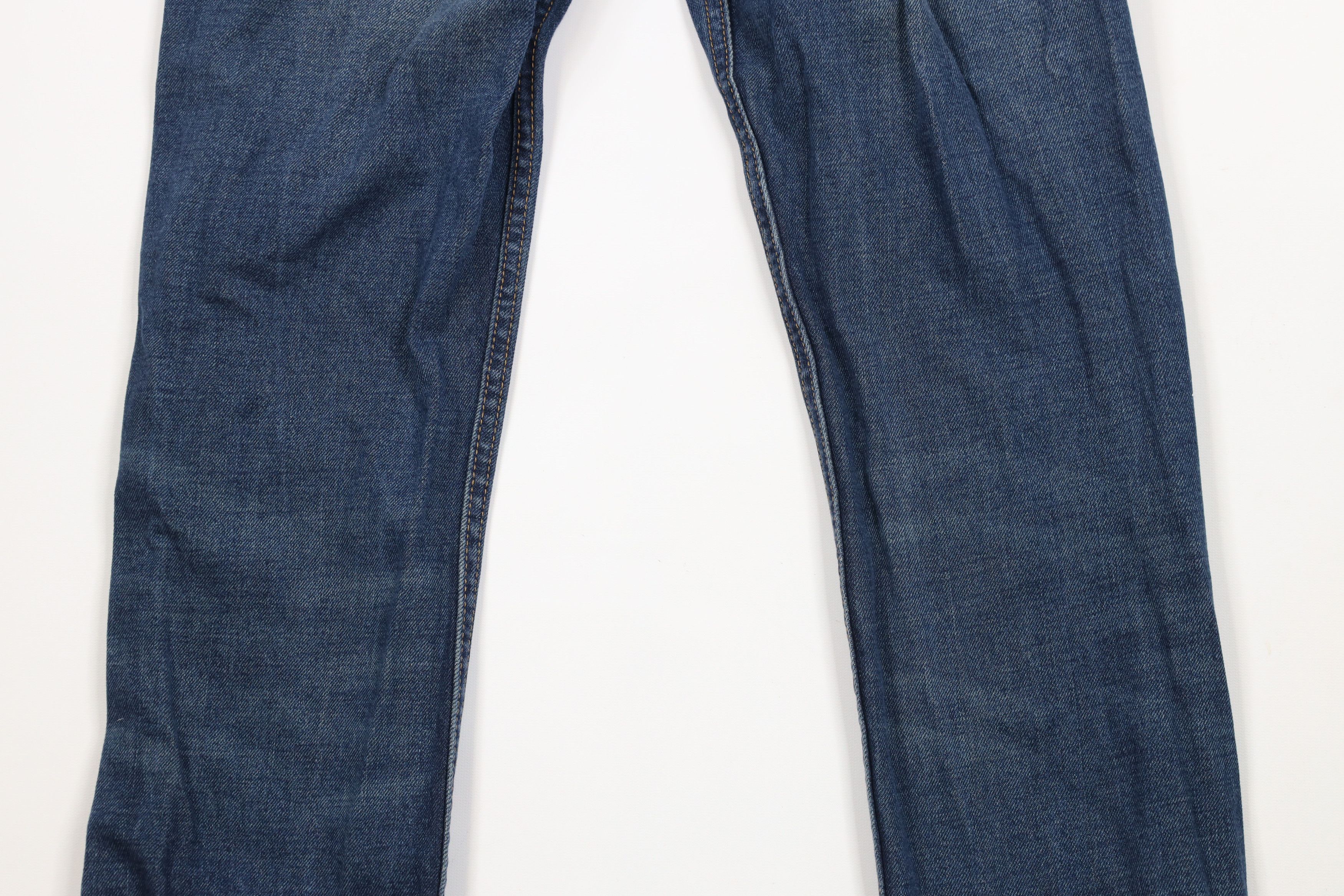 Levi's × Vintage Vintage Y2K Levis Ripped Slim Fit Denim Jeans Blue Cotton Size US 33 - 13 Thumbnail