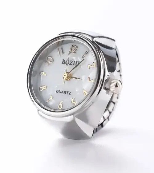 VIBE Mini Elastic Strap Watch Adjustable Ring Size ONE SIZE - 6 Thumbnail