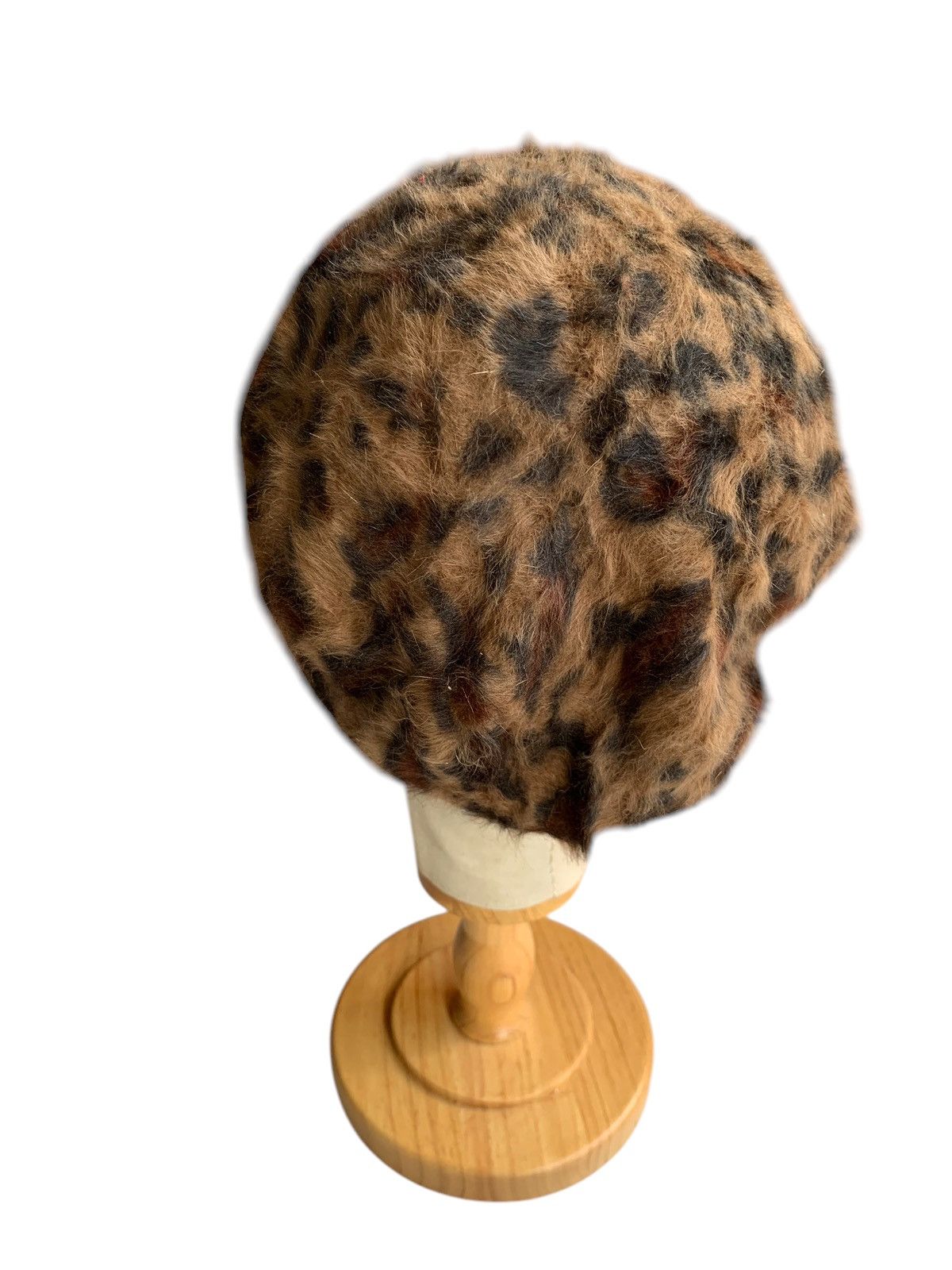 Japanese Brand × Vintage Part 2 By Jungko Shimada Japanese Leopard Wool Beret Hats🎌 Size ONE SIZE - 6 Thumbnail