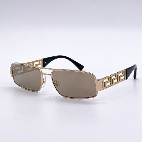 Versace NEW VERSACE VE2257 1002/5A SUNGLASSES VERSACE MOD 2257 GOLD Size ONE SIZE - 2 Thumbnail