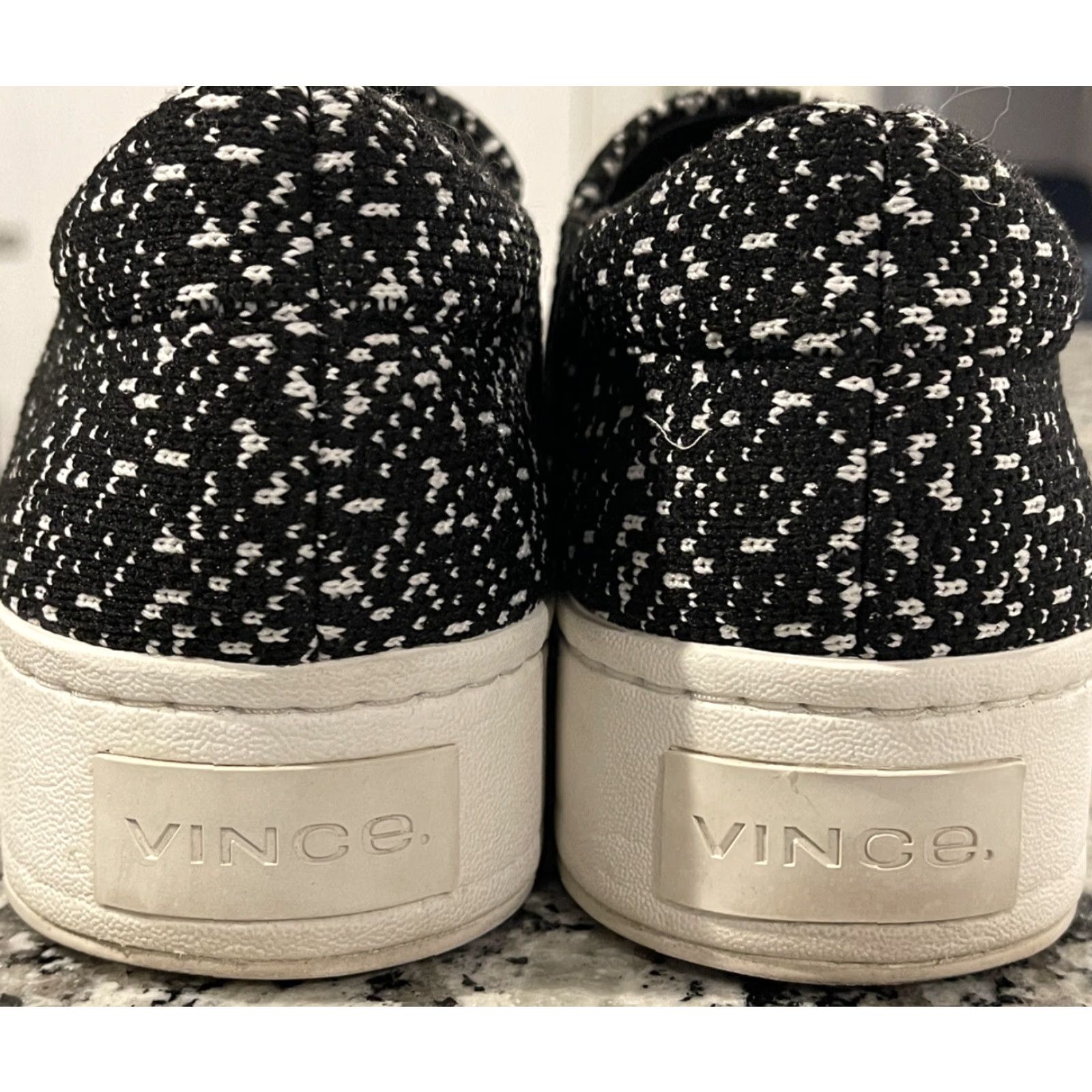 Vince Vince Warren Platform Slip-On Sneaker Women 7M Multicolor Black White Speckled MSRP 225 Sneaker Size US 7 / IT 37 - 5 Thumbnail