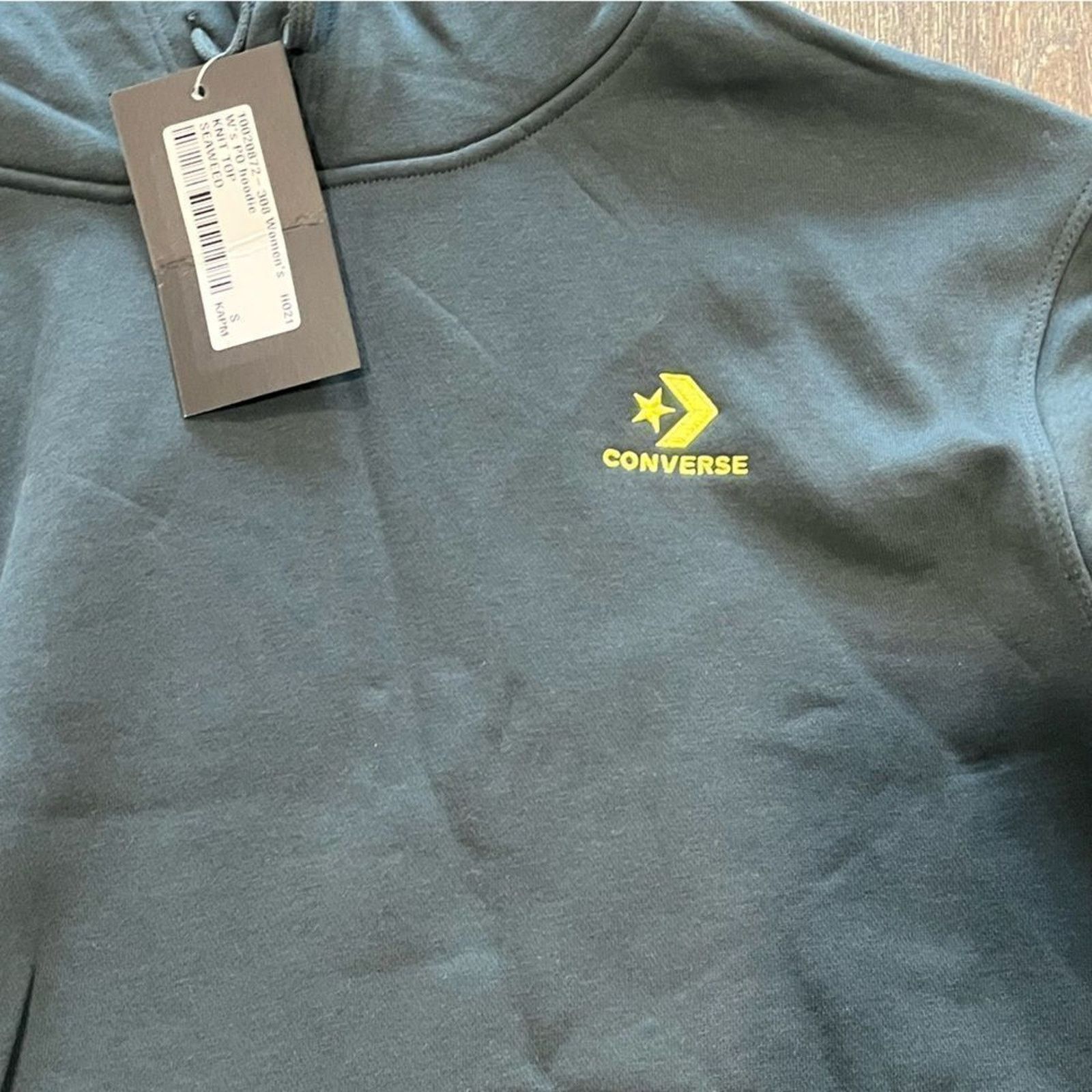 Converse NWT Converse Womens Chevron Star Logo Hoodie Black - Size S Size S / US 4 / IT 40 - 3 Thumbnail