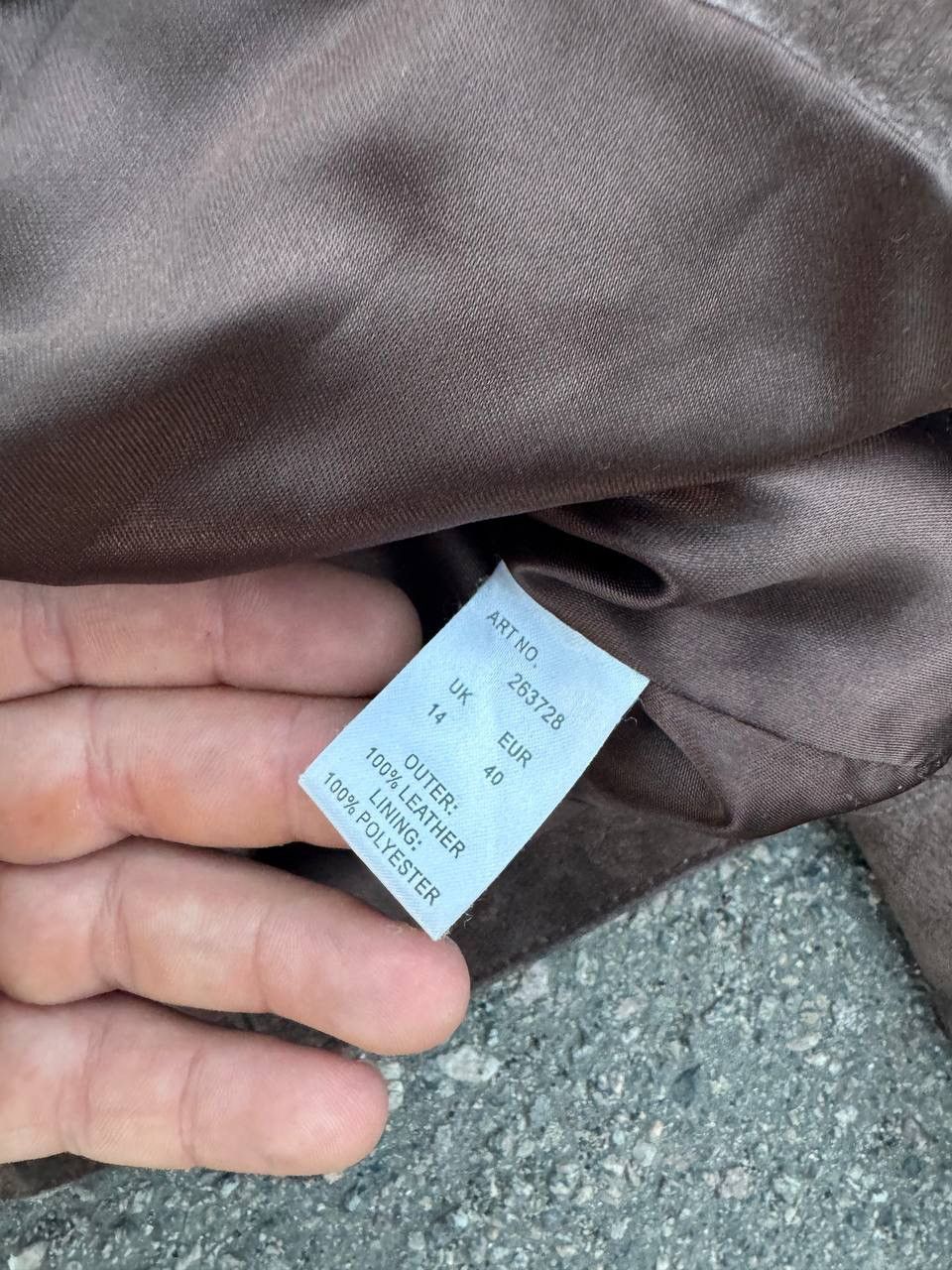 Designer × Vintage Vintage Y2K brown LEATHER jacket Size XL / US 12-14 / IT 48-50 - 6 Thumbnail