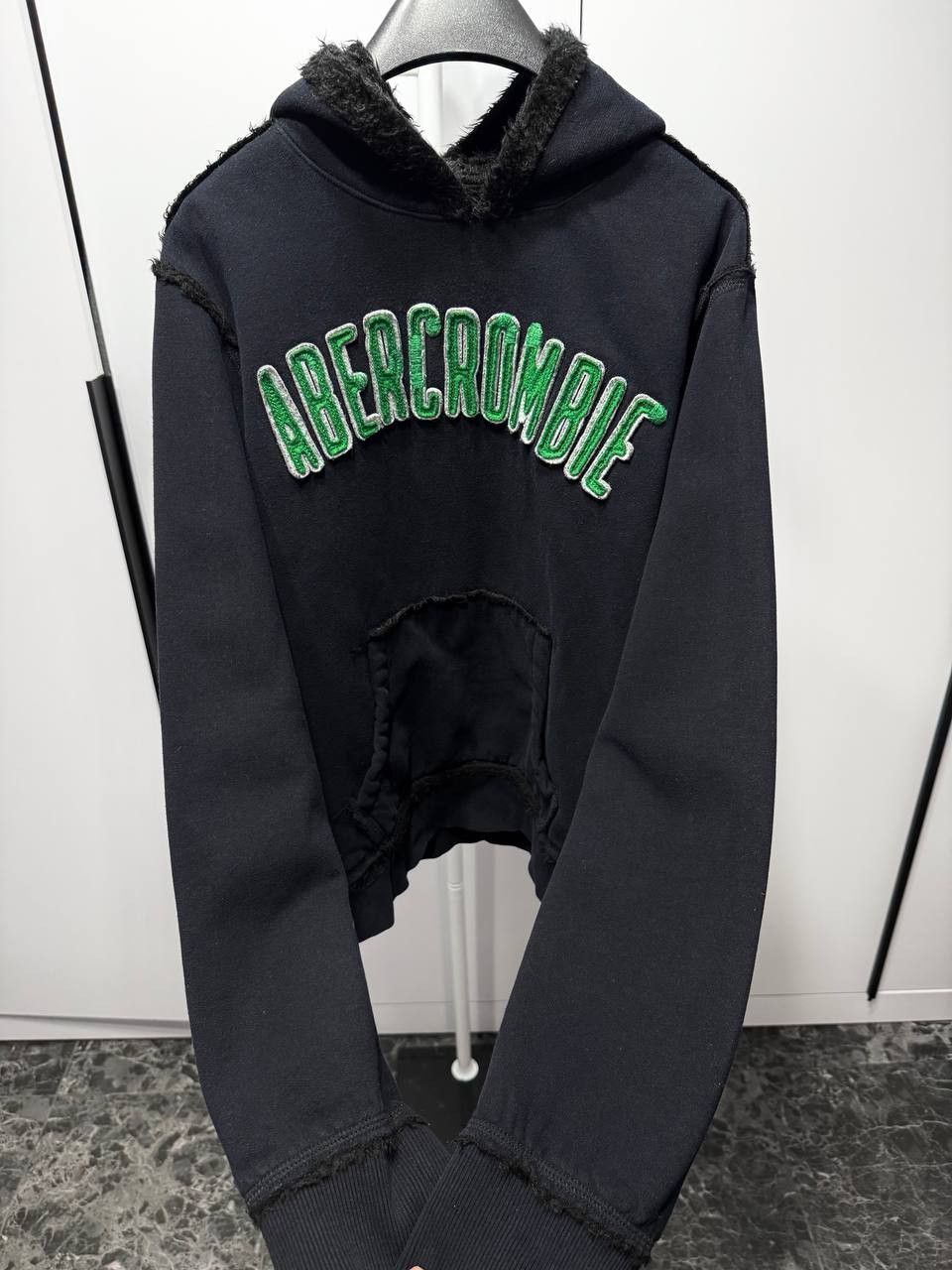 Abercrombie & Fitch Vintage Abercrombie & Fitch Fur Lined Hoodie Y2K Japan Style Size US M / EU 48-50 / 2 - 4 Thumbnail