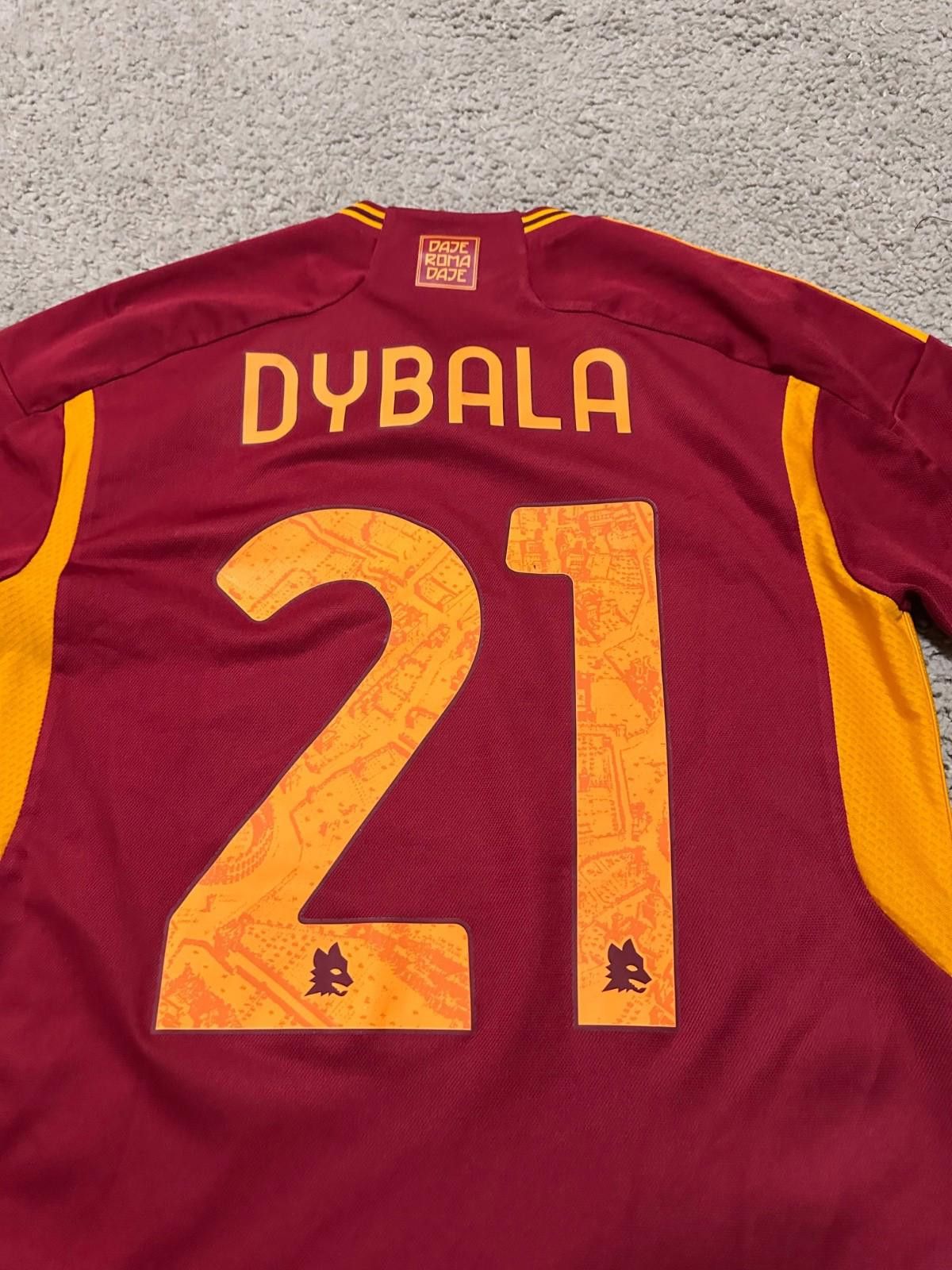 Adidas Dybala AS Roma Jersey 2023 Home Soccer Football Shirt Adidas Size US S / EU 44-46 / 1 - 8 Thumbnail