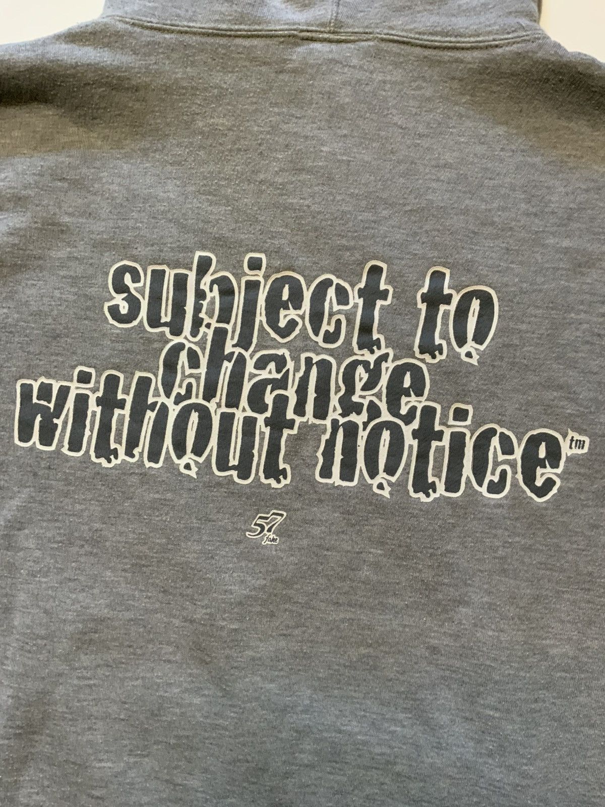 Vintage 90s 57 Fake Subject To Change Without Notice Skate Hoodie Size US XL / EU 56 / 4 - 8 Thumbnail