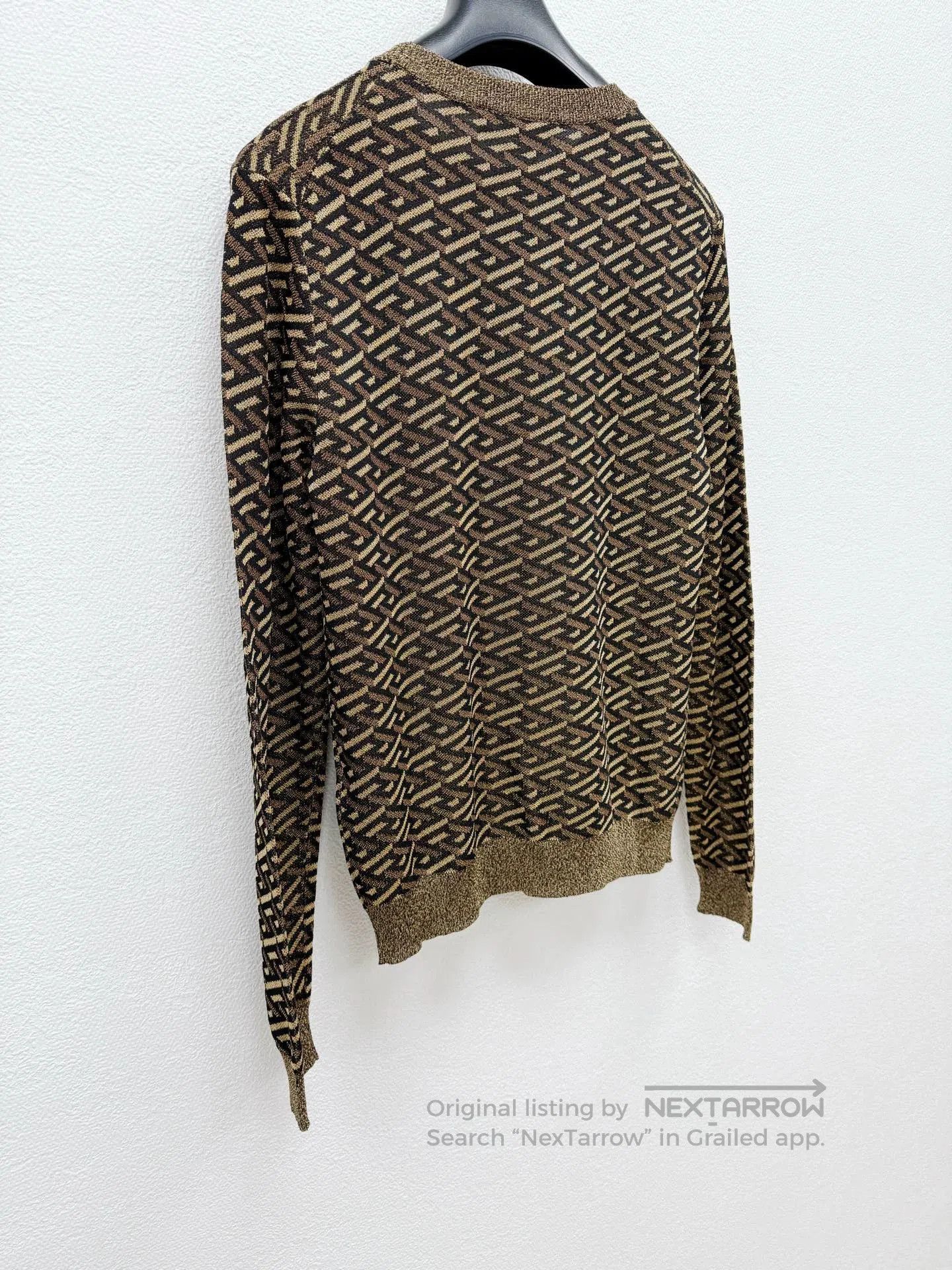Versace VERSACE Embroidered Knit Sweater. Size US S / EU 44-46 / 1 - 4 Thumbnail