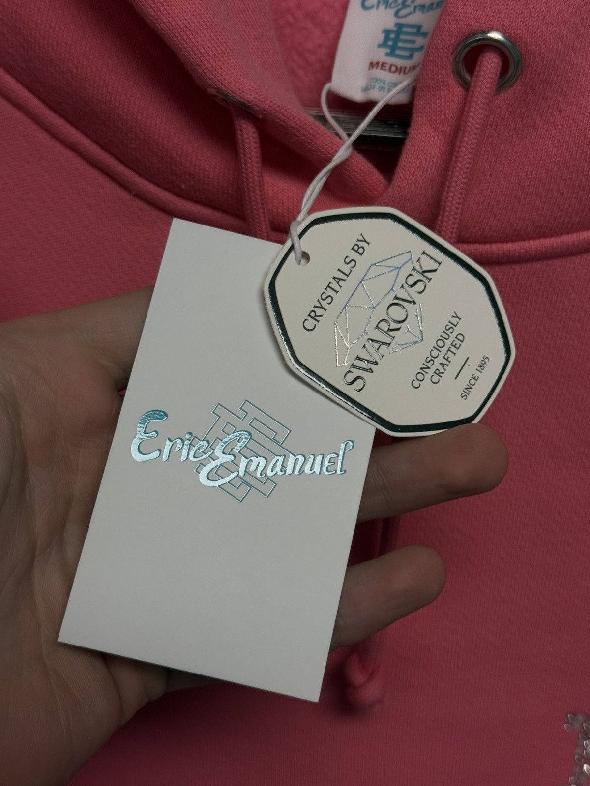 Eric Emanuel × Swarovski Eric Emanuel x Swarovski Crystals Size M Pink (NEW) Size US M / EU 48-50 / 2 - 14 Thumbnail