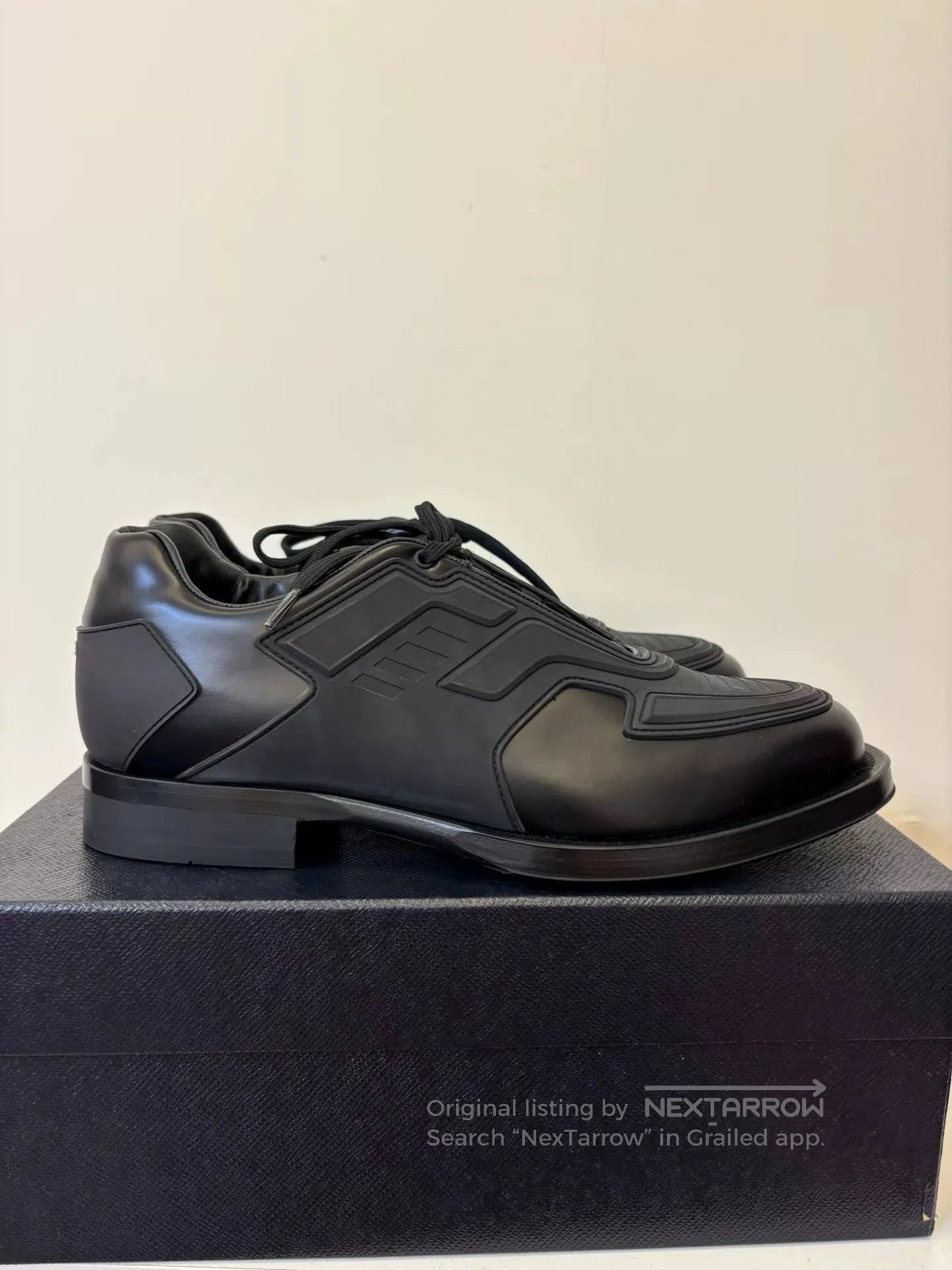 Prada Prada Functional Armor Leather Shoes. Size US 10 / EU 43 - 3 Thumbnail