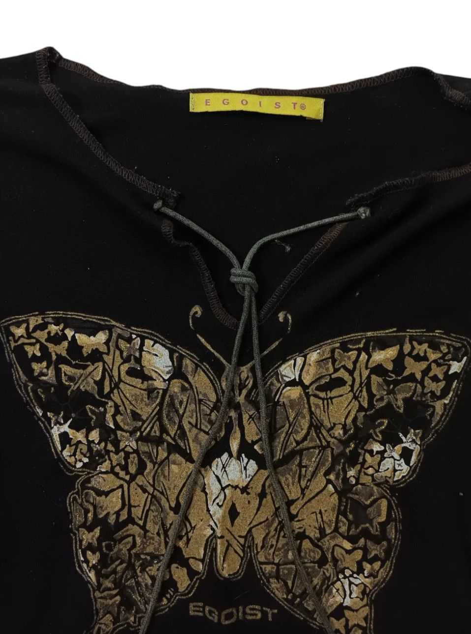 Beauty Beast × If Six Was Nine × Japanese Brand Black Egoist Gold Butterfly Print Long sleeve Size US M / EU 48-50 / 2 - 11 Thumbnail