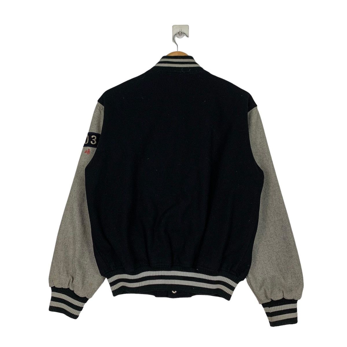 Japanese Brand y.jac UNIVERSITY OF TOKAI Wool Varsity Jacket #1061-C48 Size US L / EU 52-54 / 3 - 7 Thumbnail