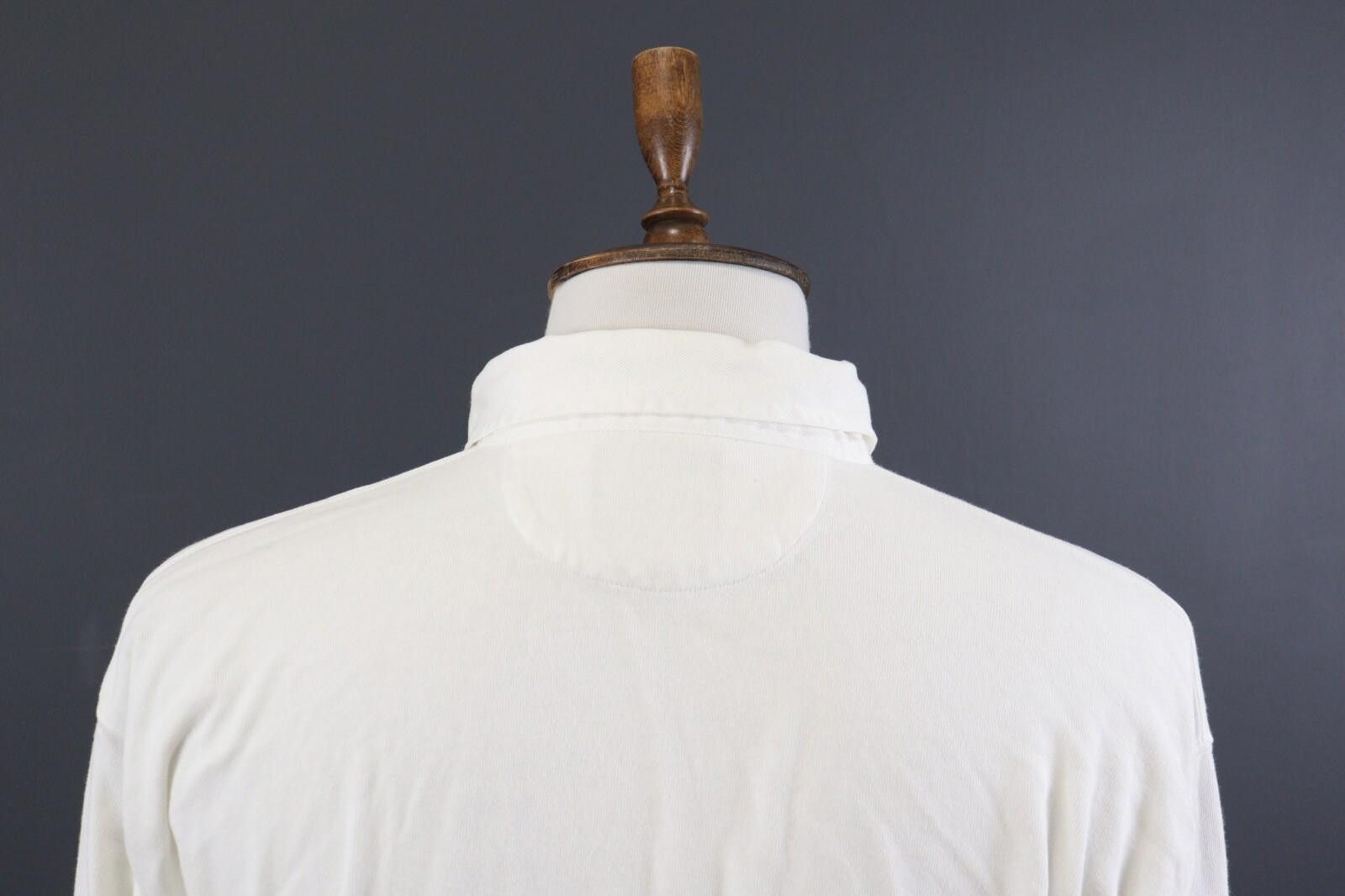 Mulberry Mulberry Logo White Cotton Rugby Polo Shirt Size M Size US M / EU 48-50 / 2 - 8 Thumbnail