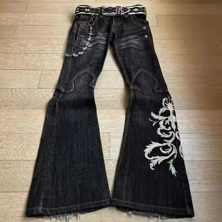 Japanese Brand Flared Punk Jeans Size US 34 / EU 50 - 1 Thumbnail